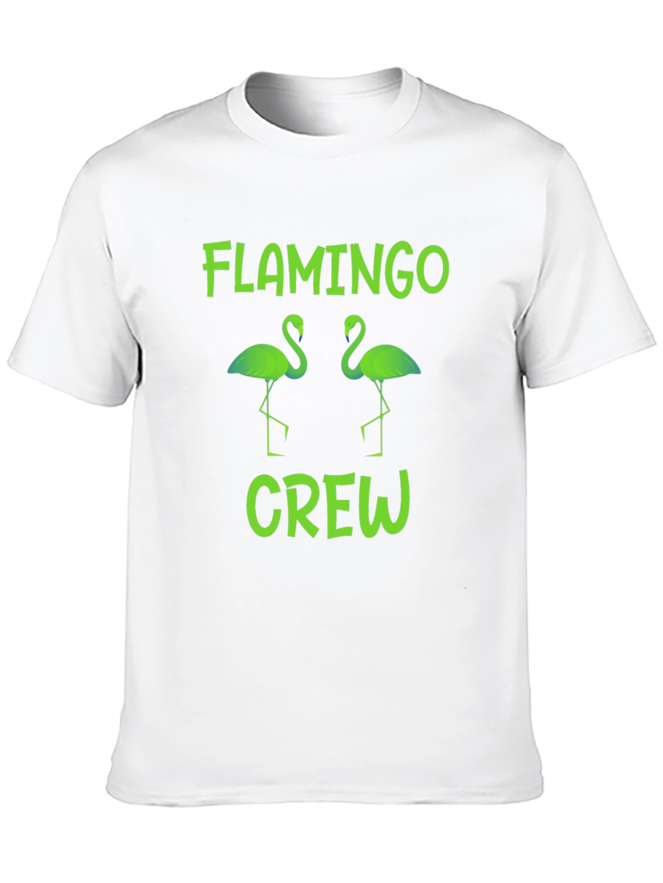 Flamingo Crew Graphic T-Shirt - Fun Summer Tee