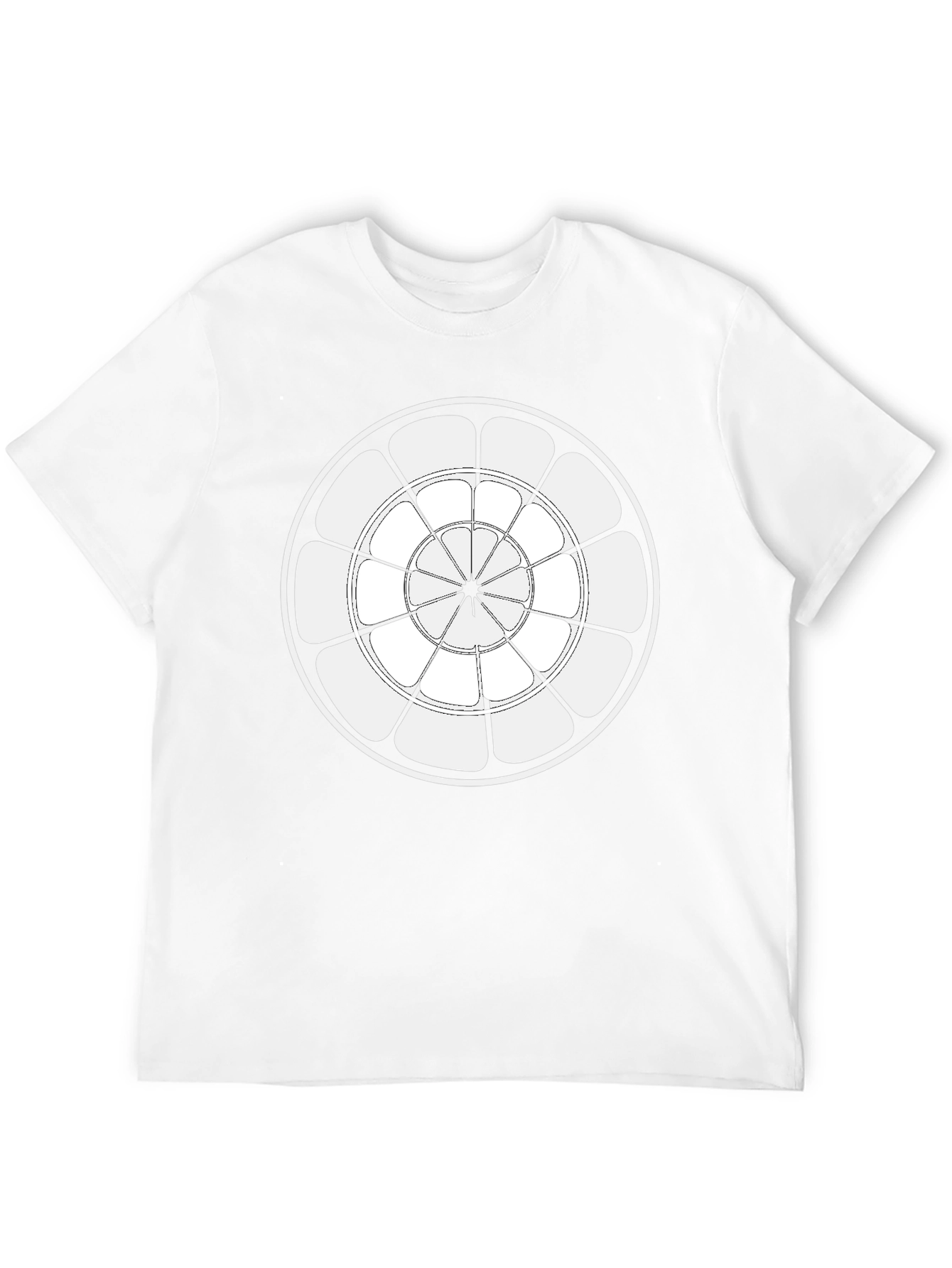 Dartboard Design T-Shirt - Unique Graphic Tee
