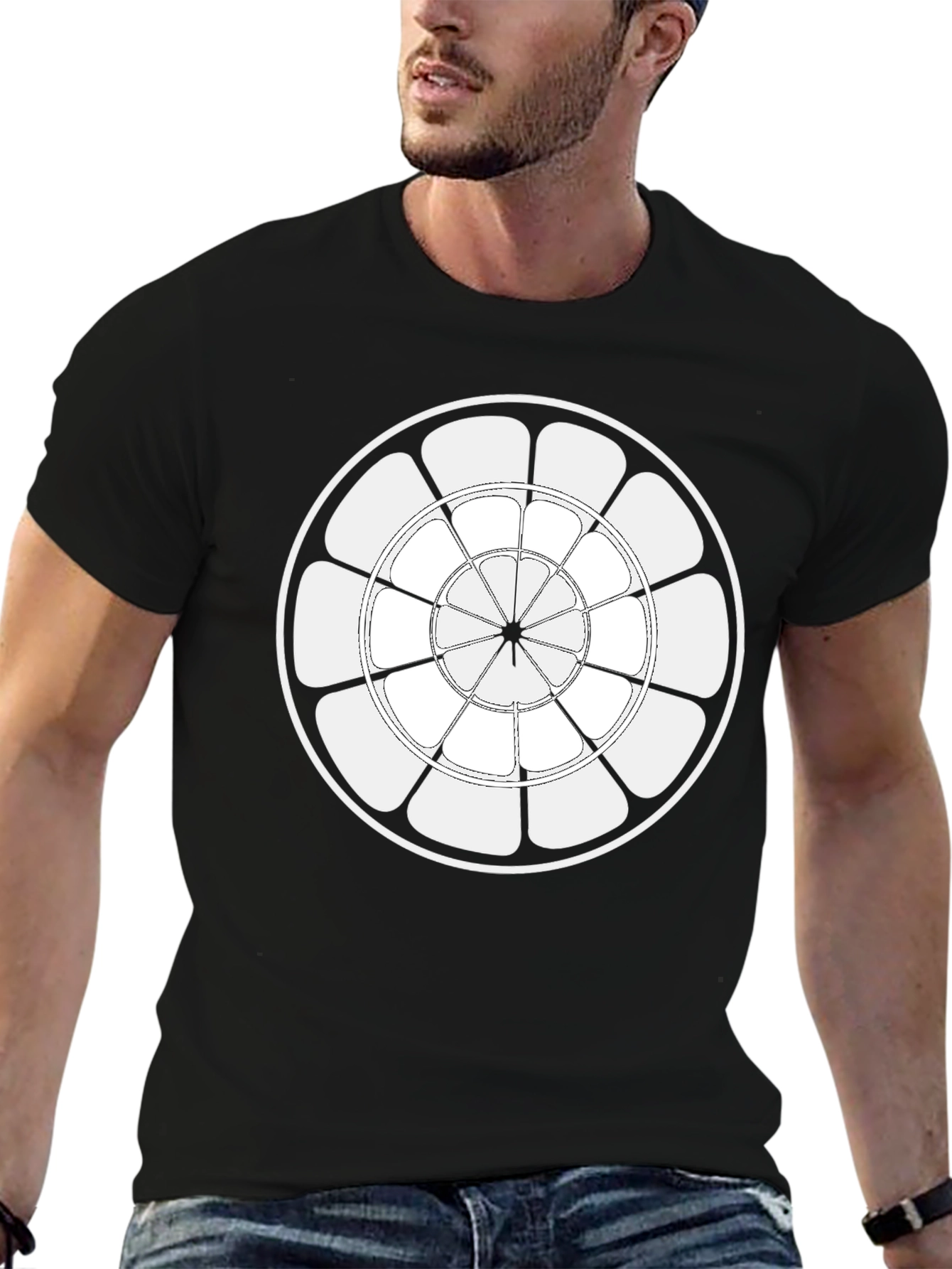Dartboard Design T-Shirt - Unique Graphic Tee