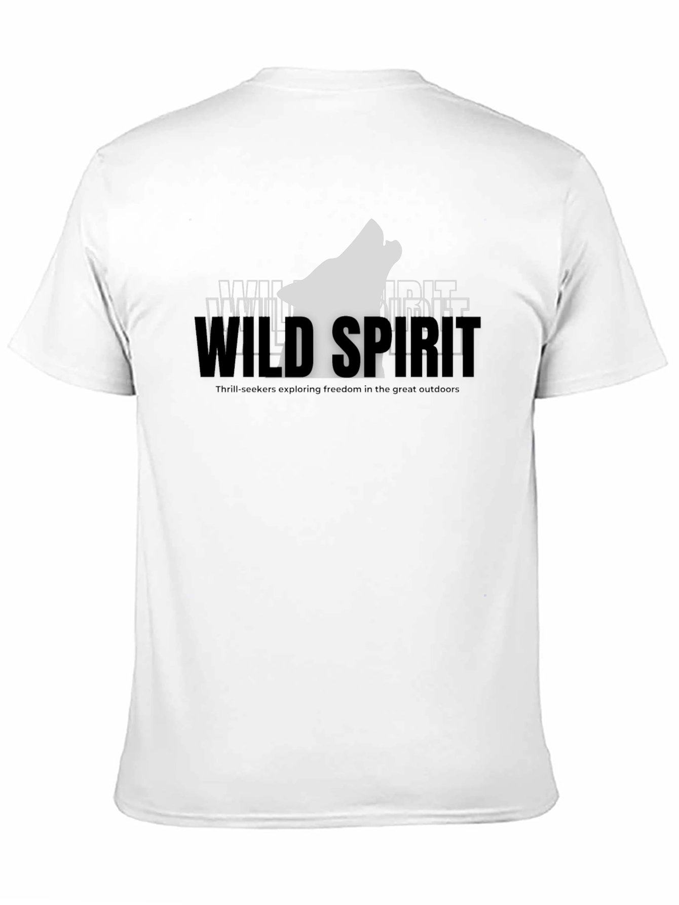 Wild Spirit Graphic Tee - Black