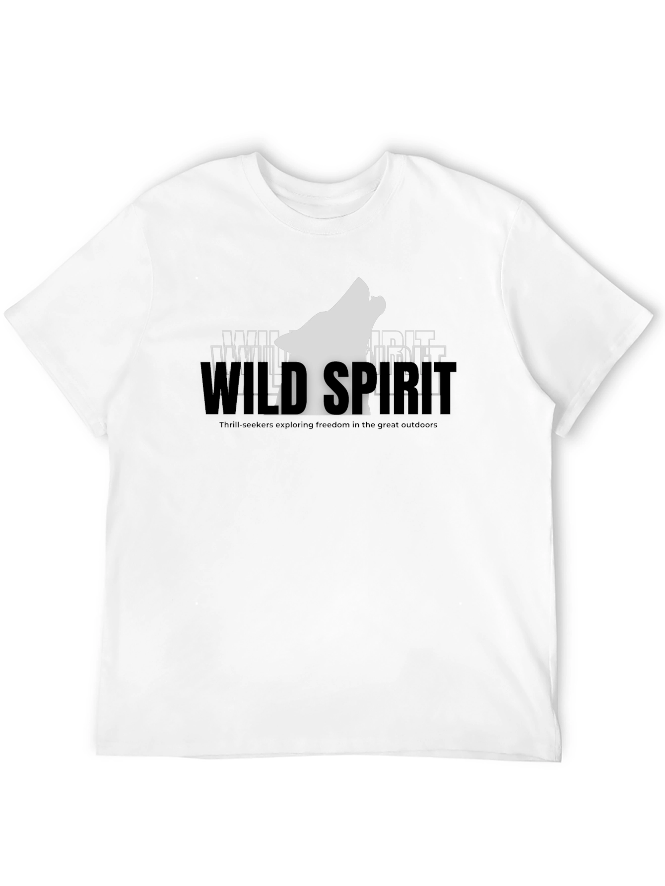 Wild Spirit Graphic Tee - Black