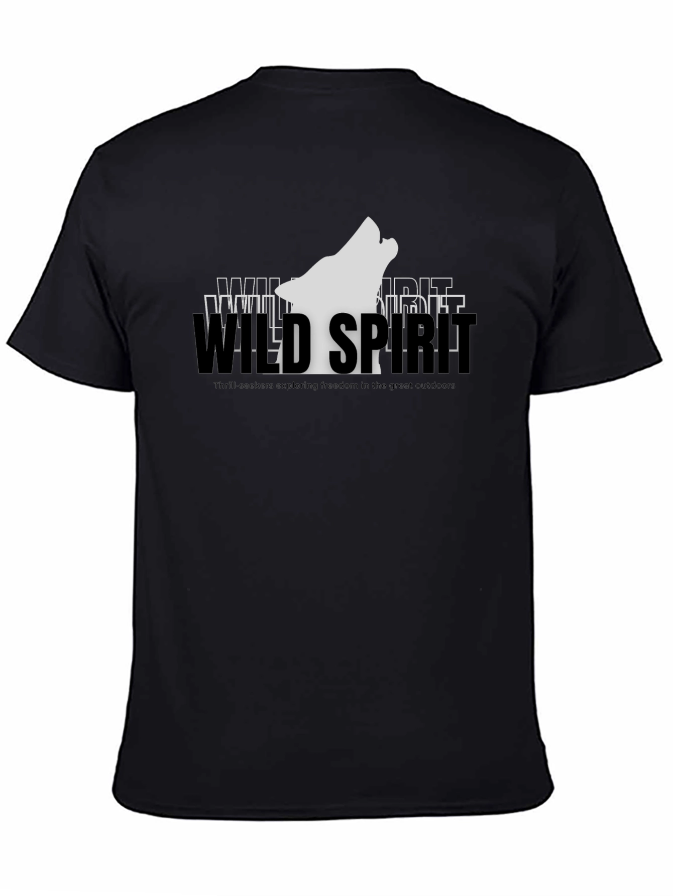 Wild Spirit Graphic Tee - Black