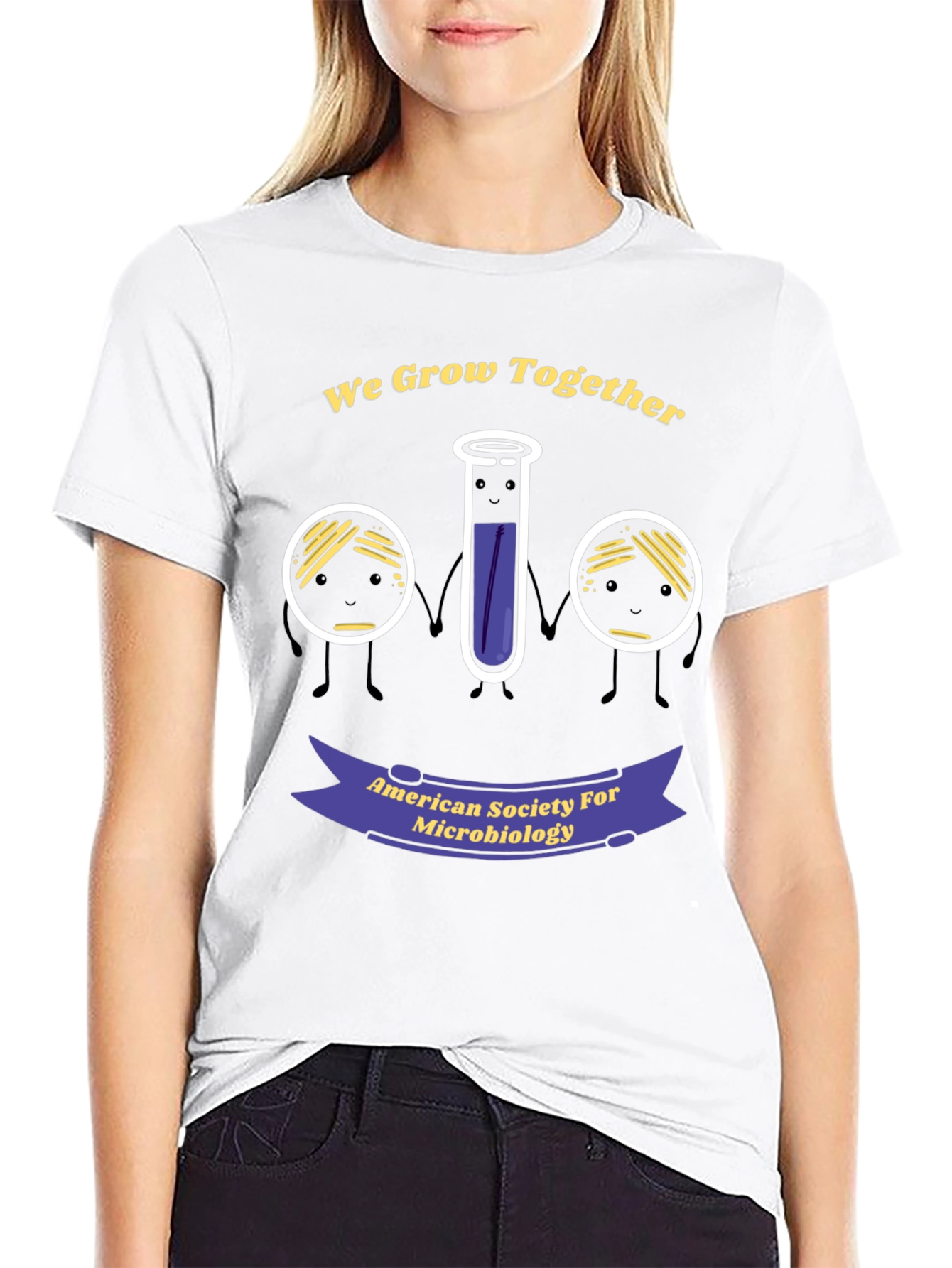 Microbiology We Grow Together T-Shirt