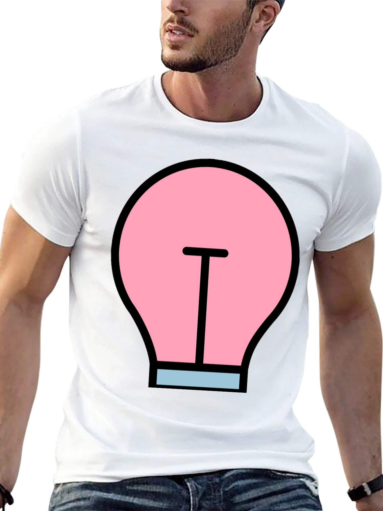 Funky Light Bulb Graphic Tee