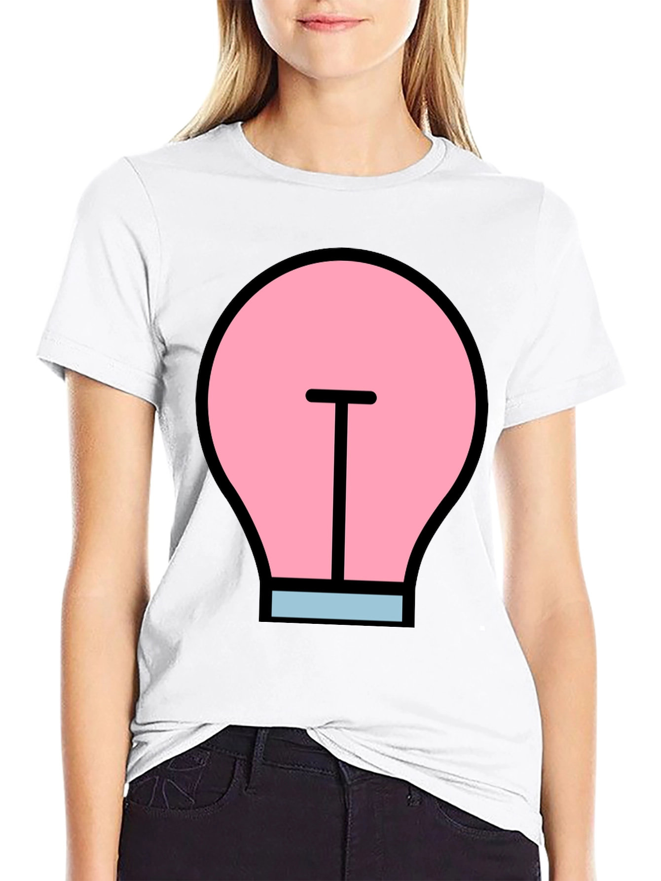 Funky Light Bulb Graphic Tee