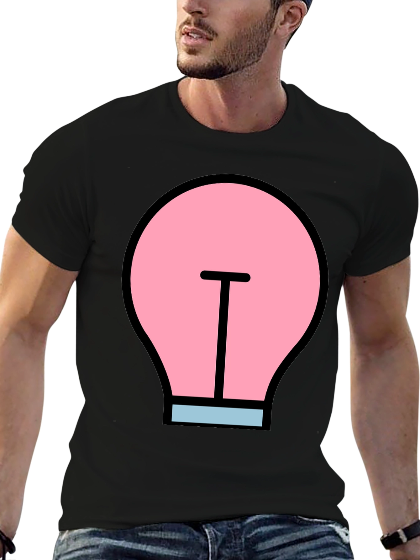 Funky Light Bulb Graphic Tee