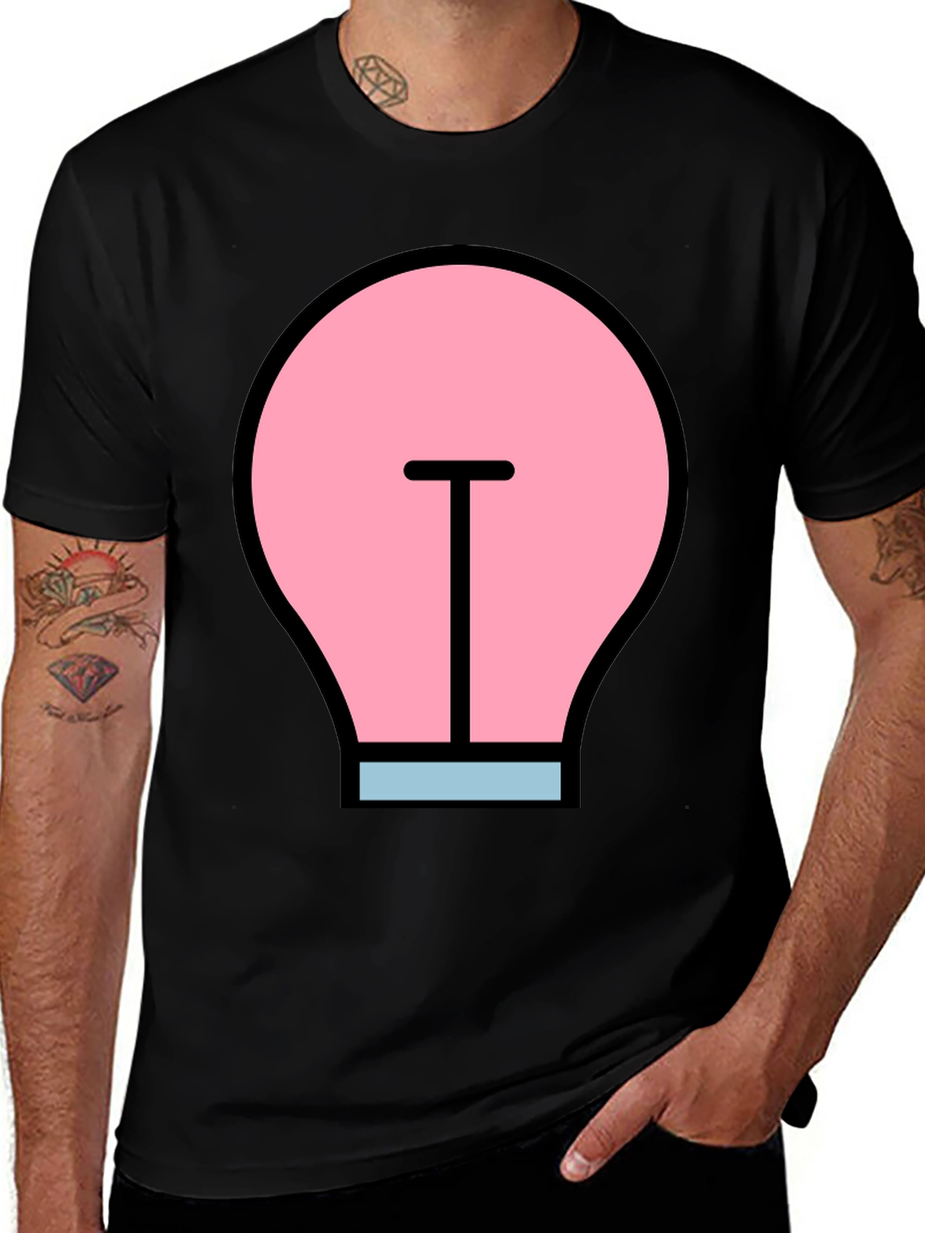 Funky Light Bulb Graphic Tee