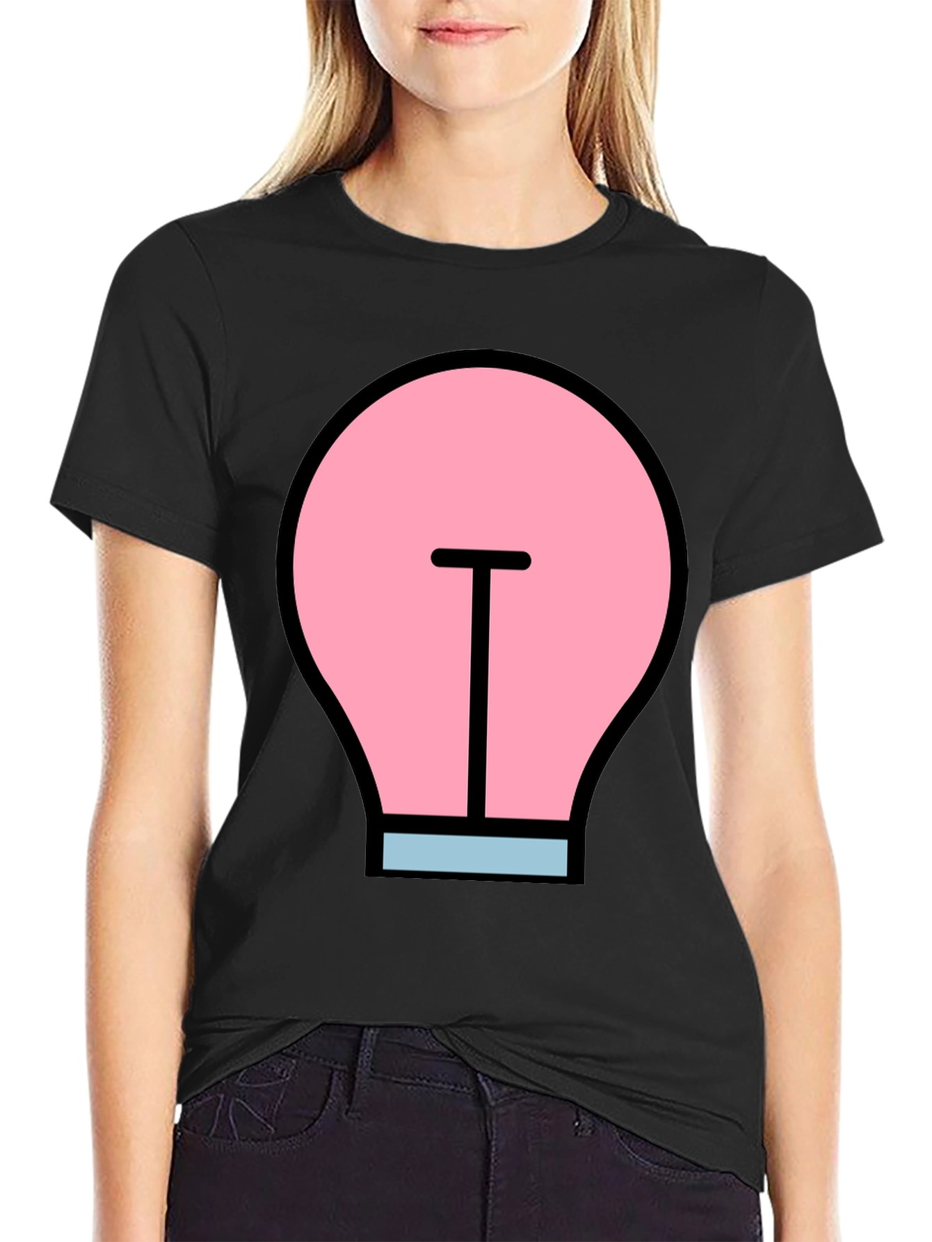 Funky Light Bulb Graphic Tee