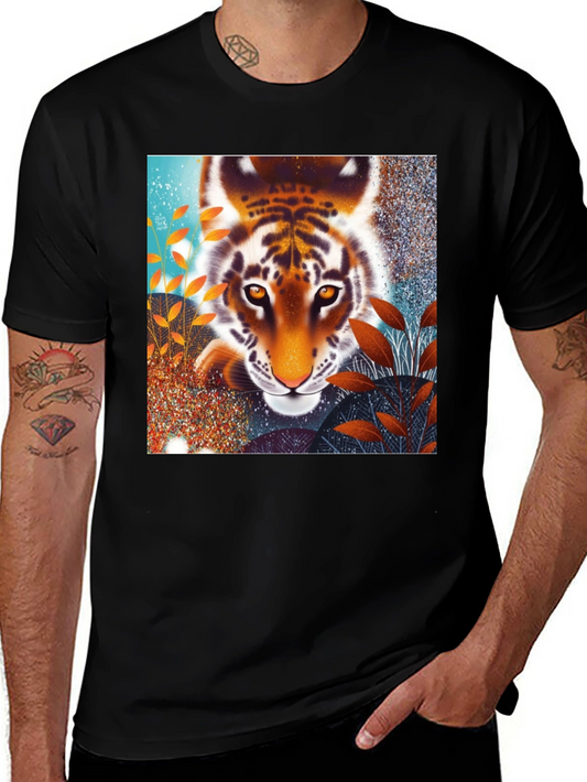 Tiger Graphic Black T-Shirt