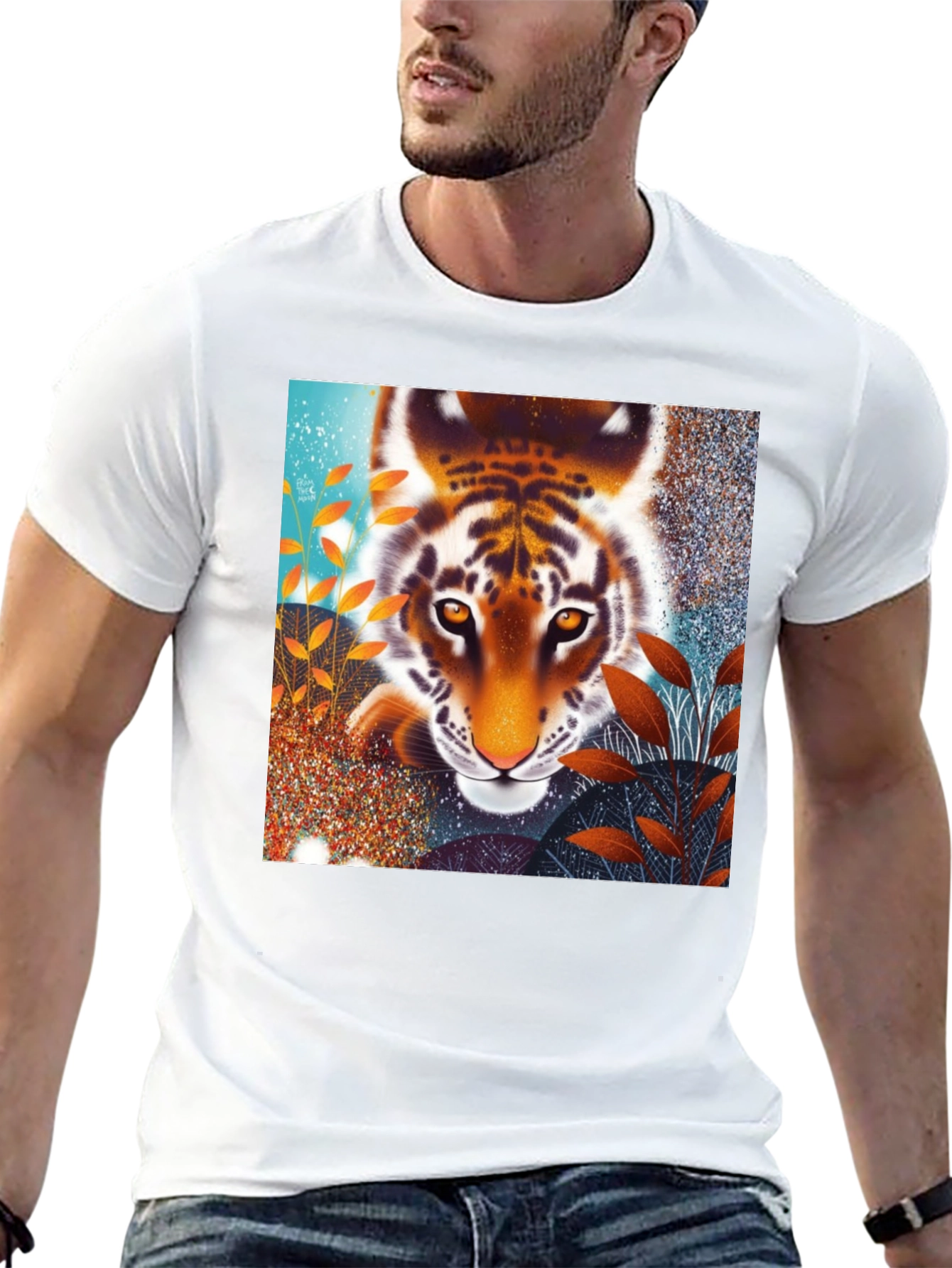 Tiger Graphic Black T-Shirt