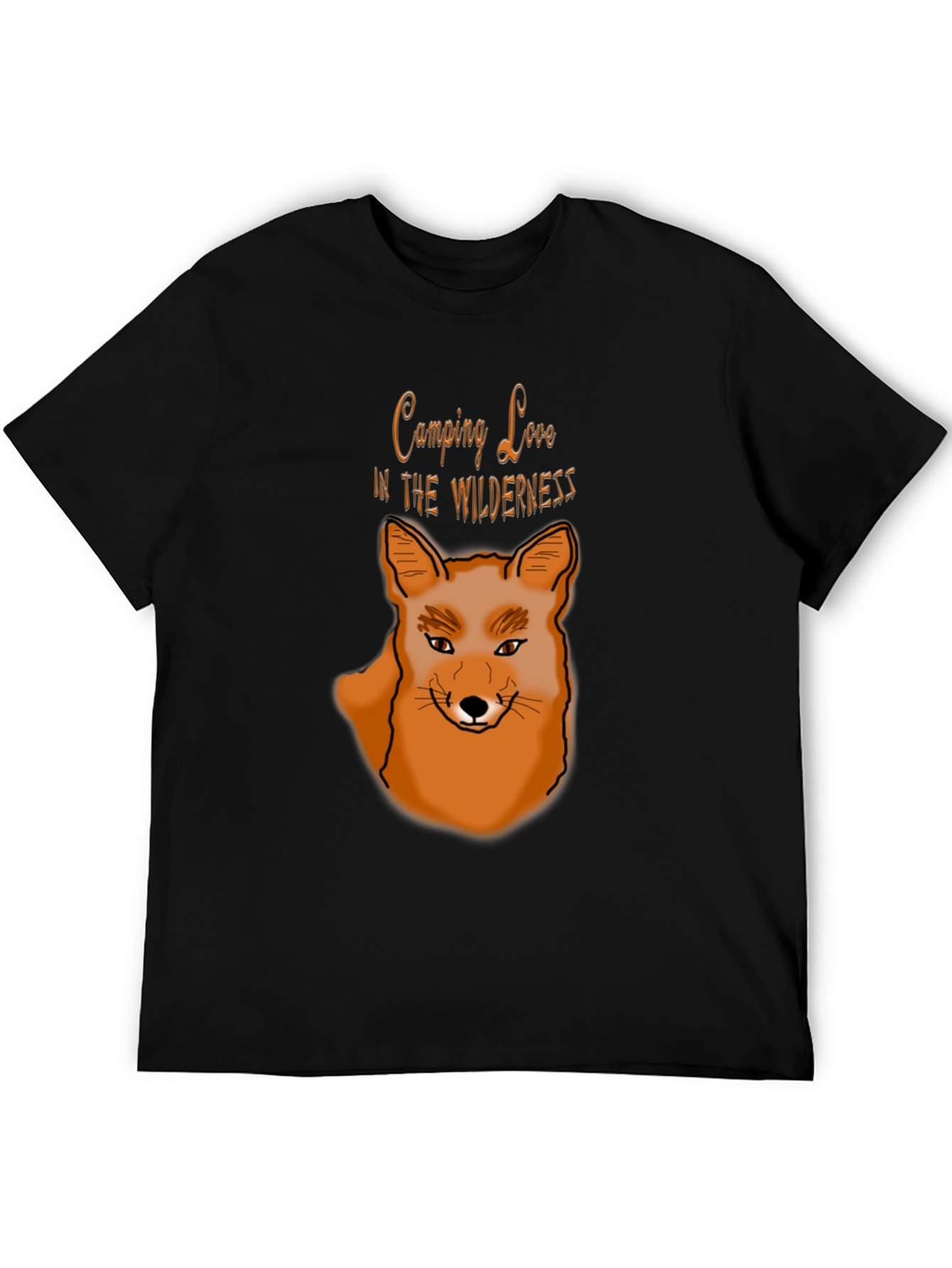 Camping Love Wilderness Fox Graphic T-Shirt