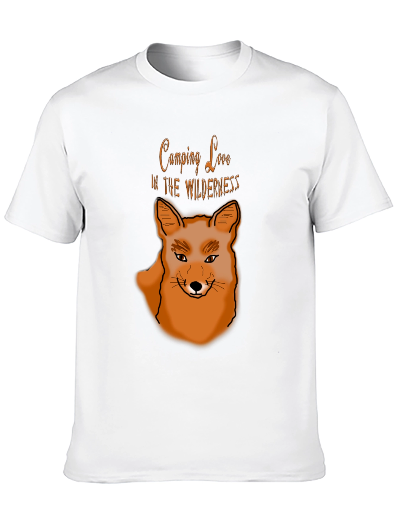 Camping Love Wilderness Fox Graphic T-Shirt