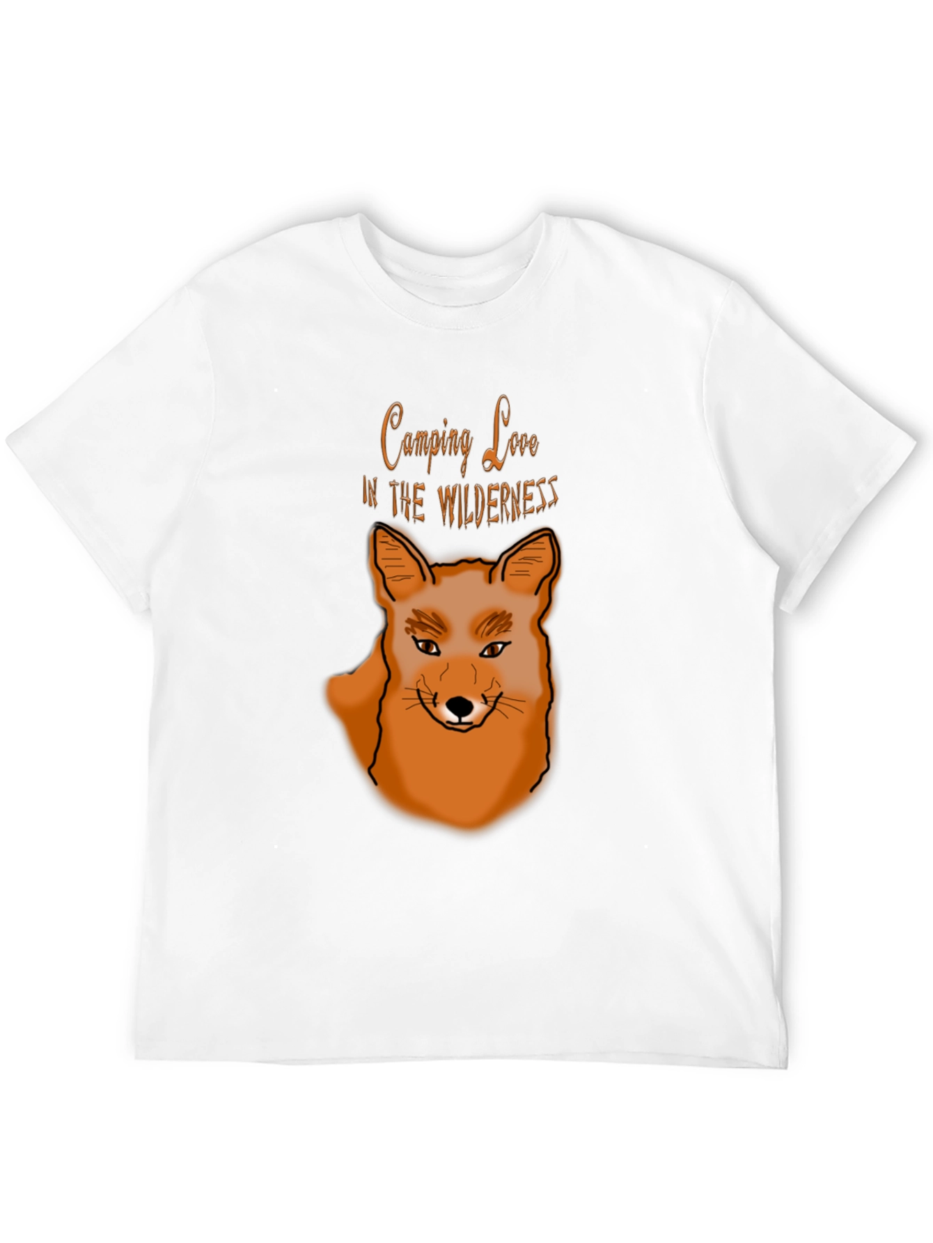 Camping Love Wilderness Fox Graphic T-Shirt