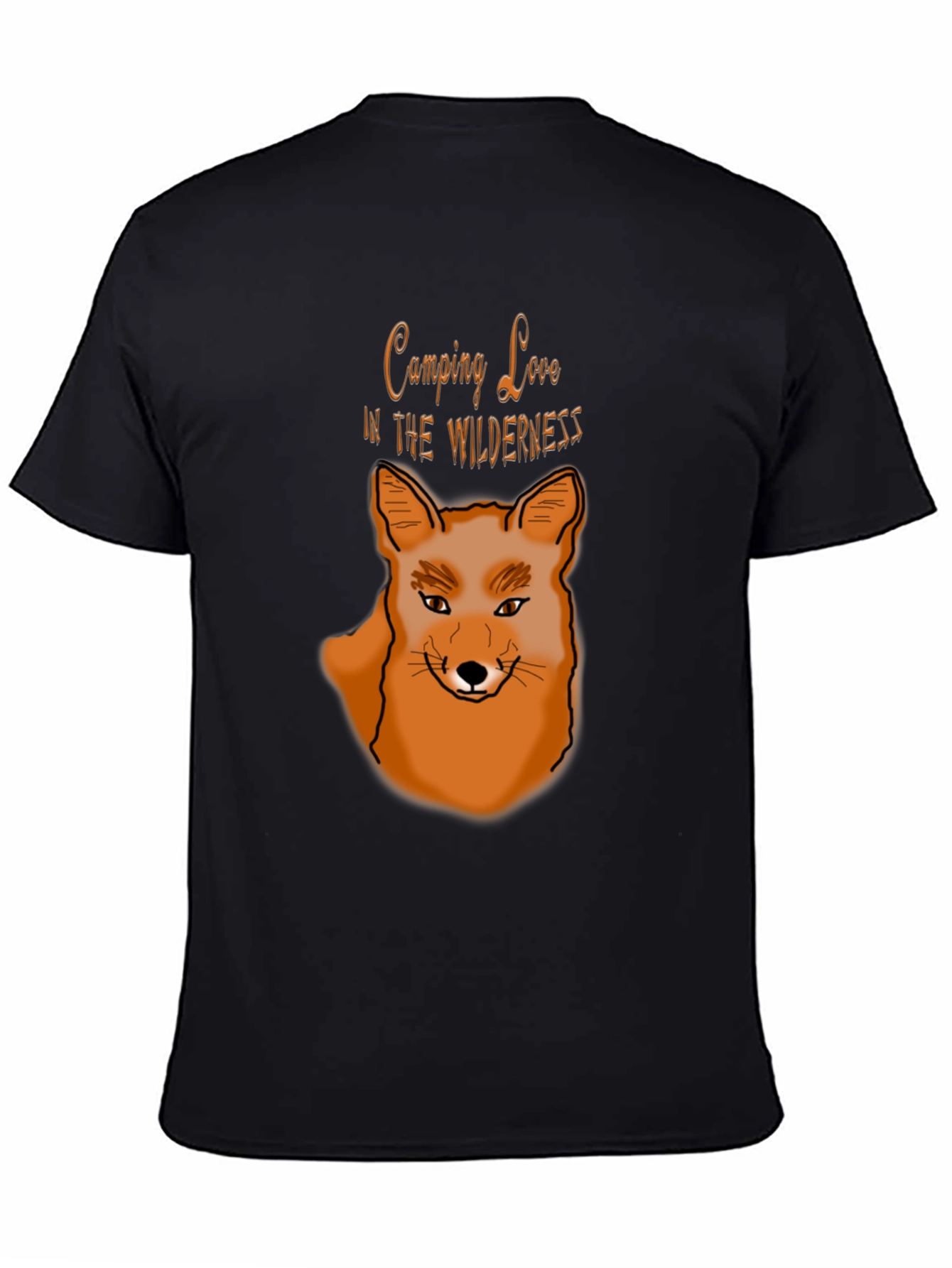 Camping Love Wilderness Fox Graphic T-Shirt
