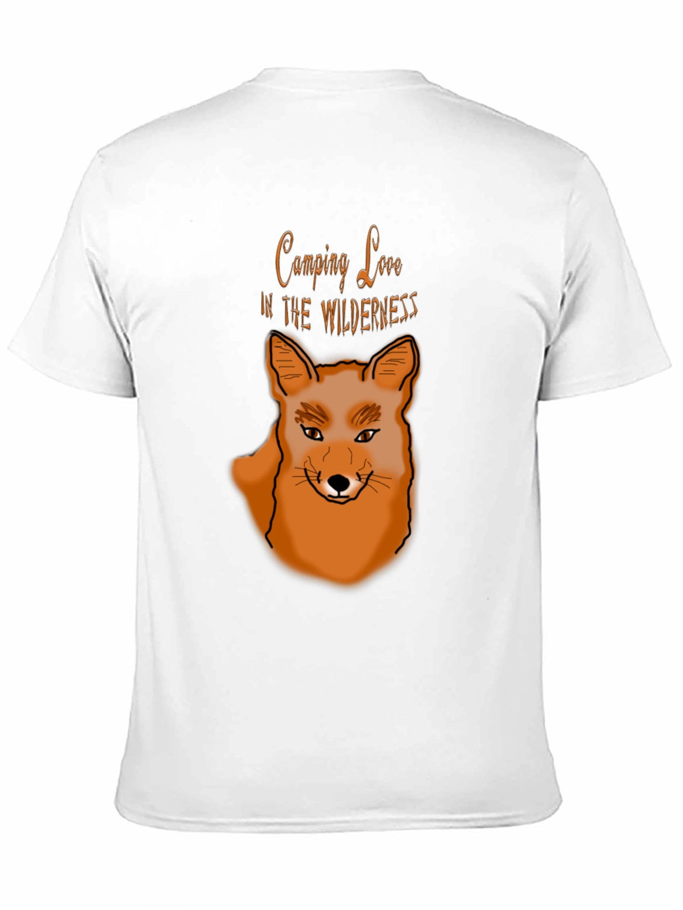 Camping Love Wilderness Fox Graphic T-Shirt