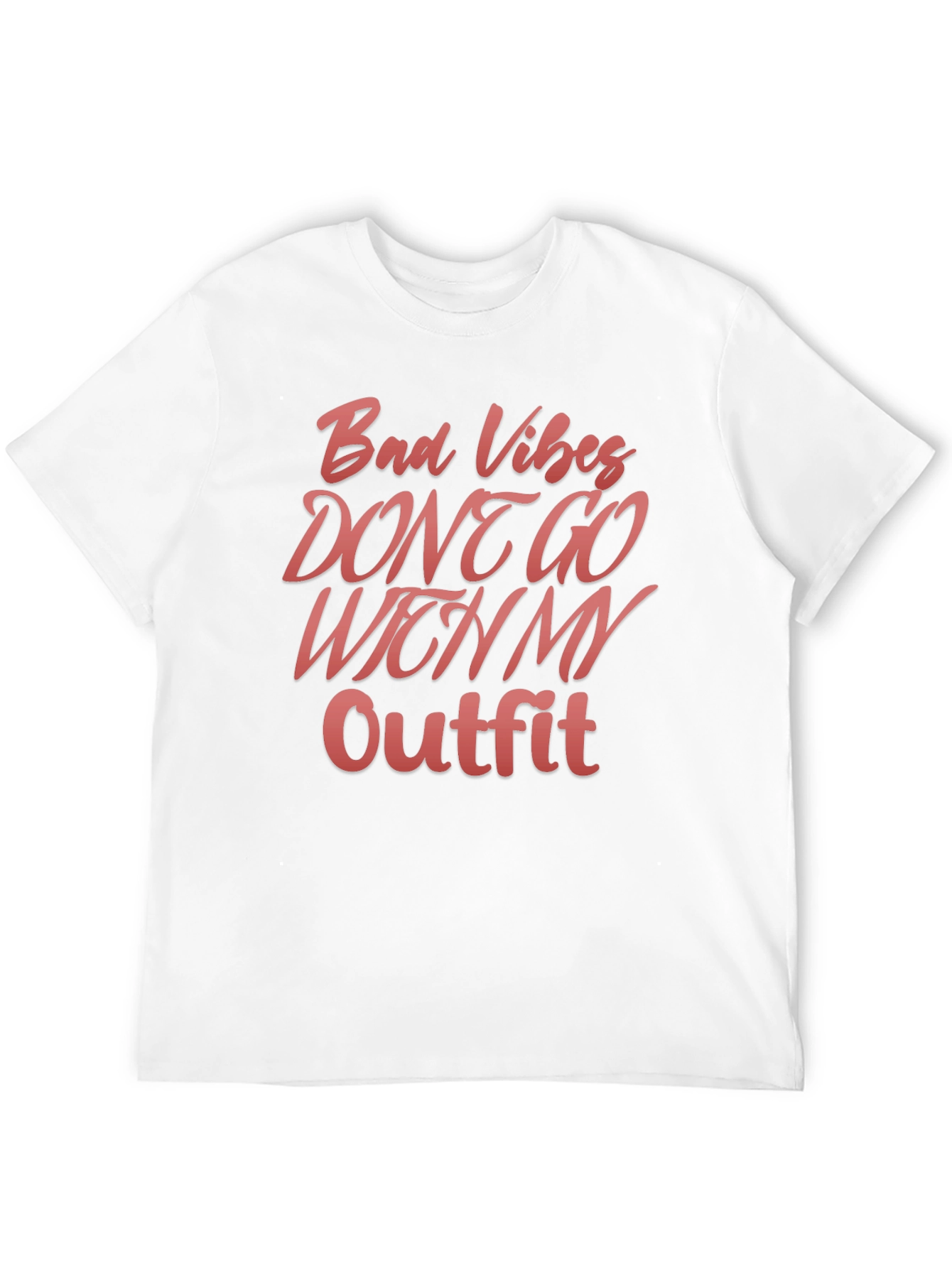 Bad Vibes Outfit T-Shirt - Stylish Graphic Tee