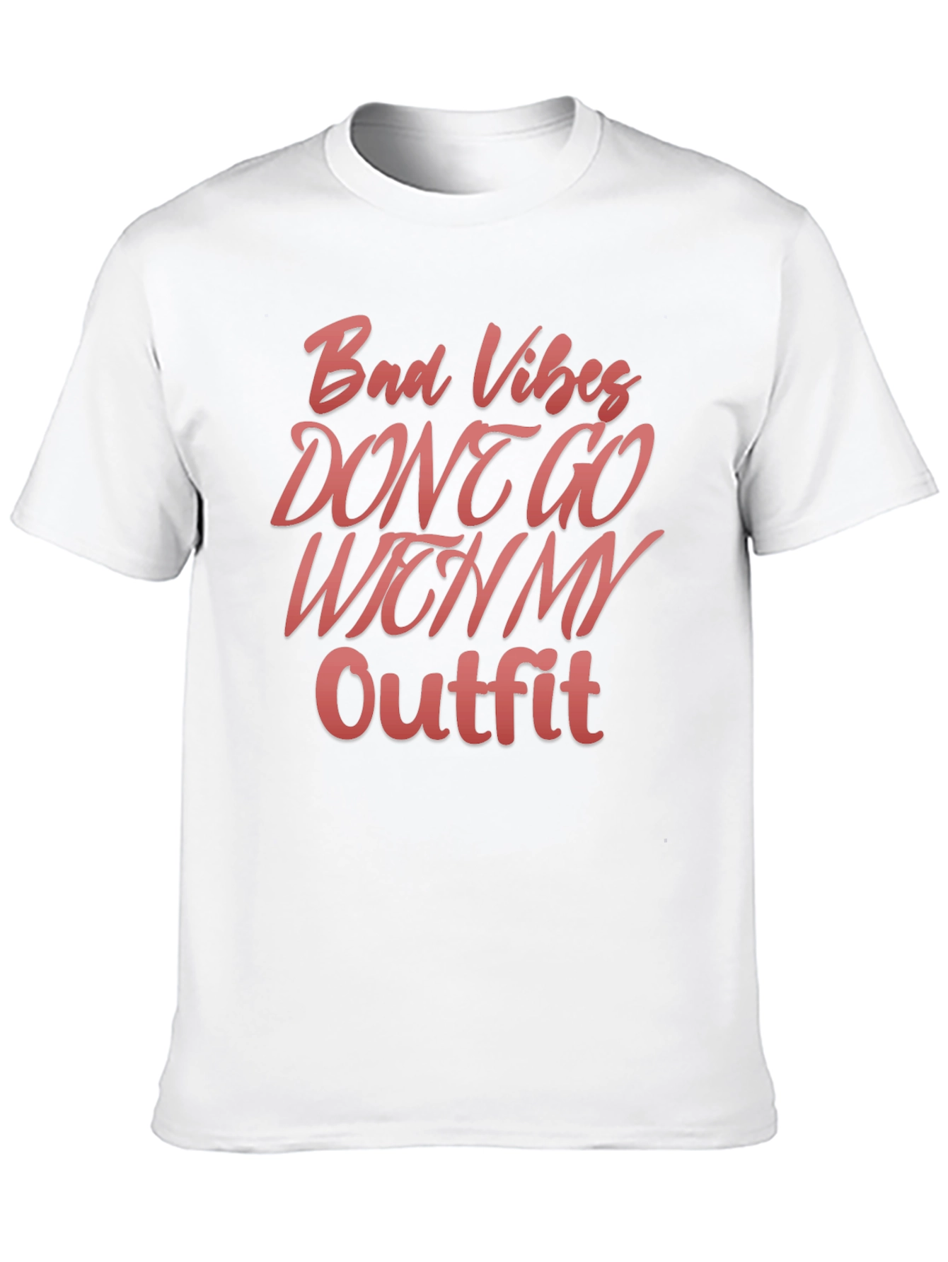 Bad Vibes Outfit T-Shirt - Stylish Graphic Tee