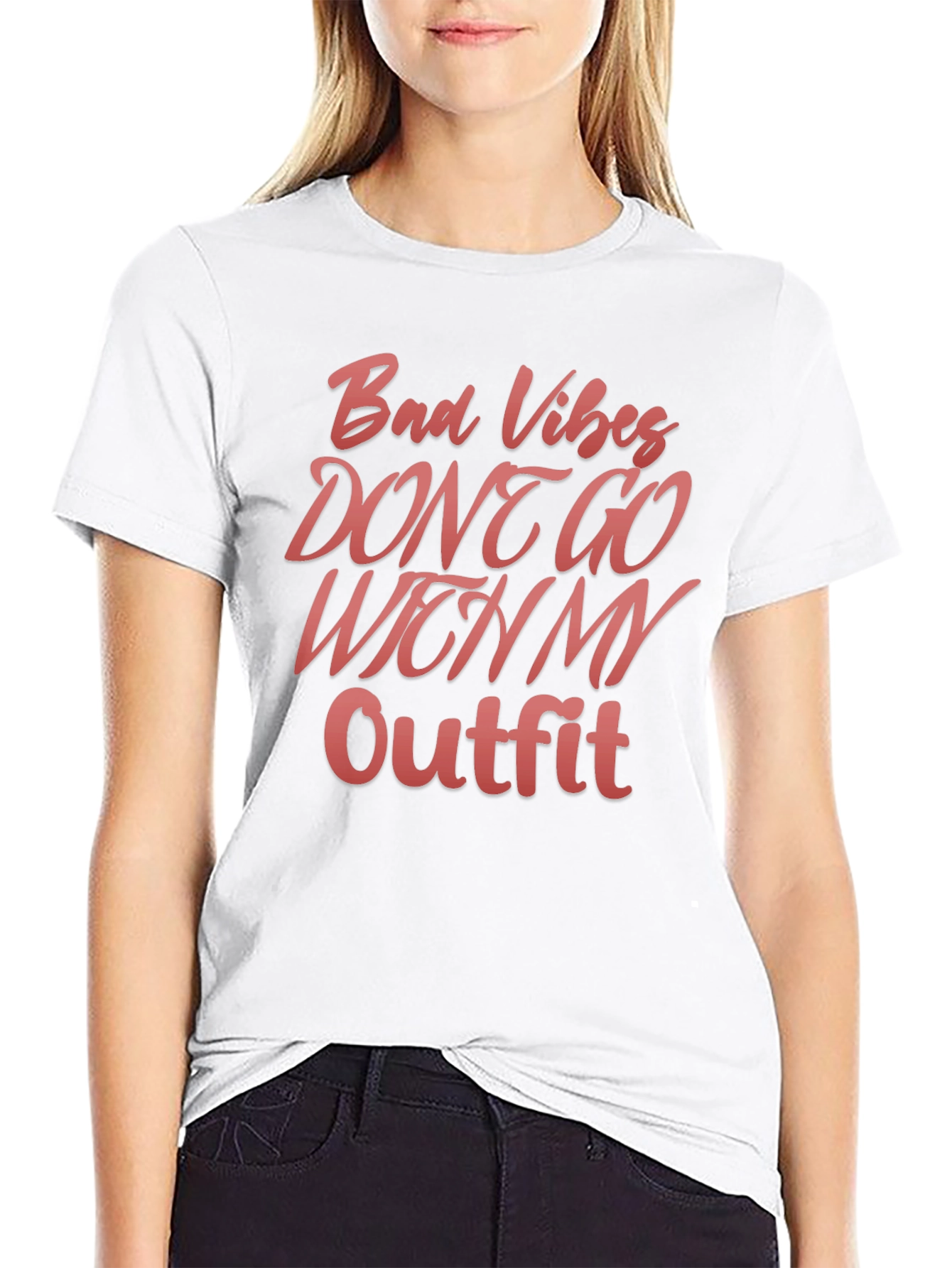 Bad Vibes Outfit T-Shirt - Stylish Graphic Tee