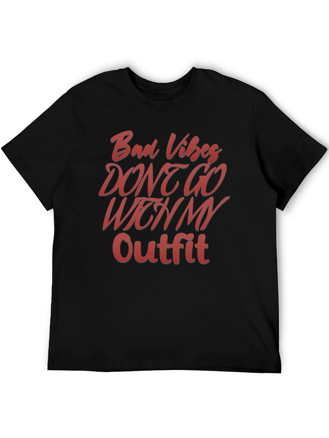 Bad Vibes Outfit T-Shirt - Stylish Graphic Tee