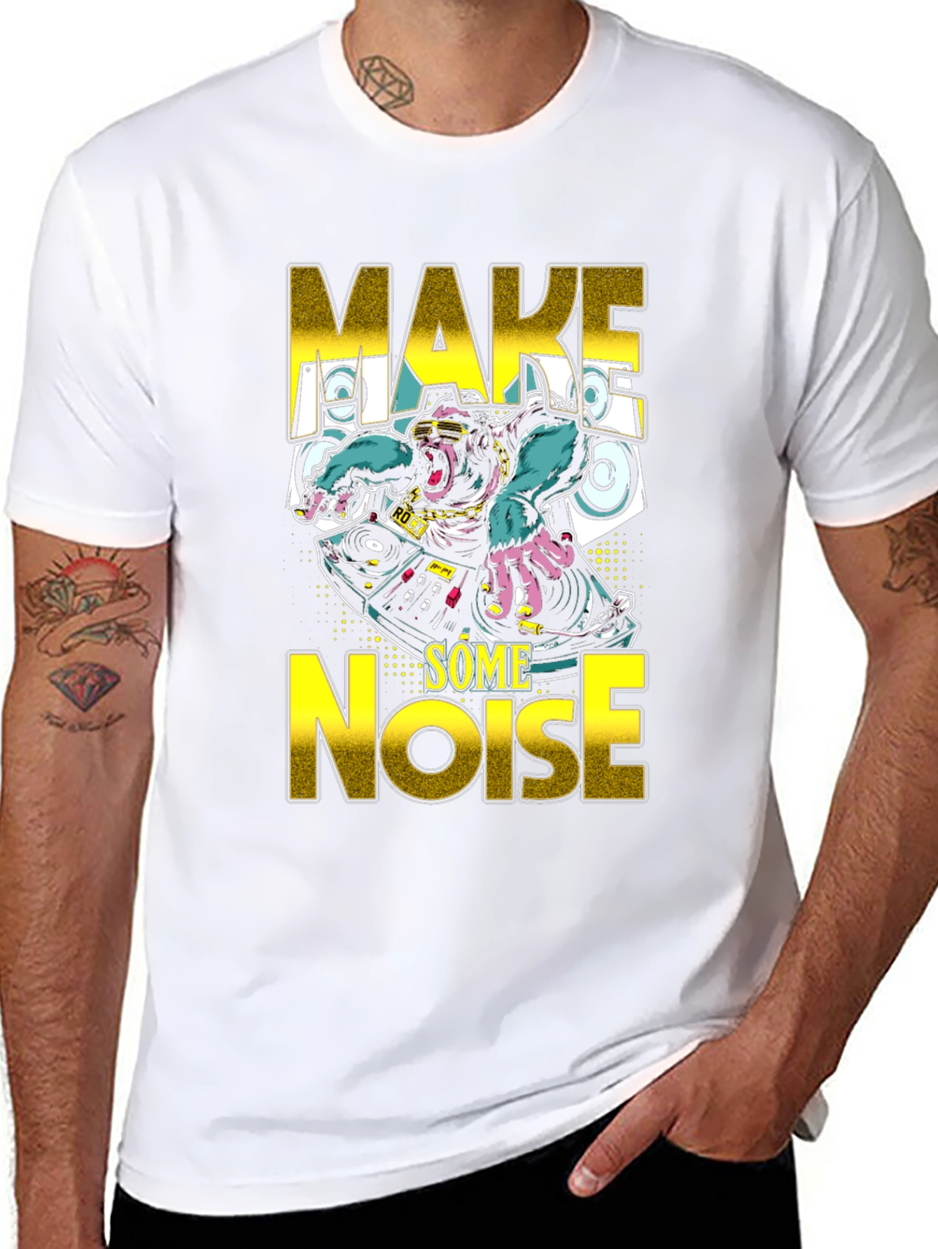 DJ Gorilla Graphic Tee - Make Some Noise