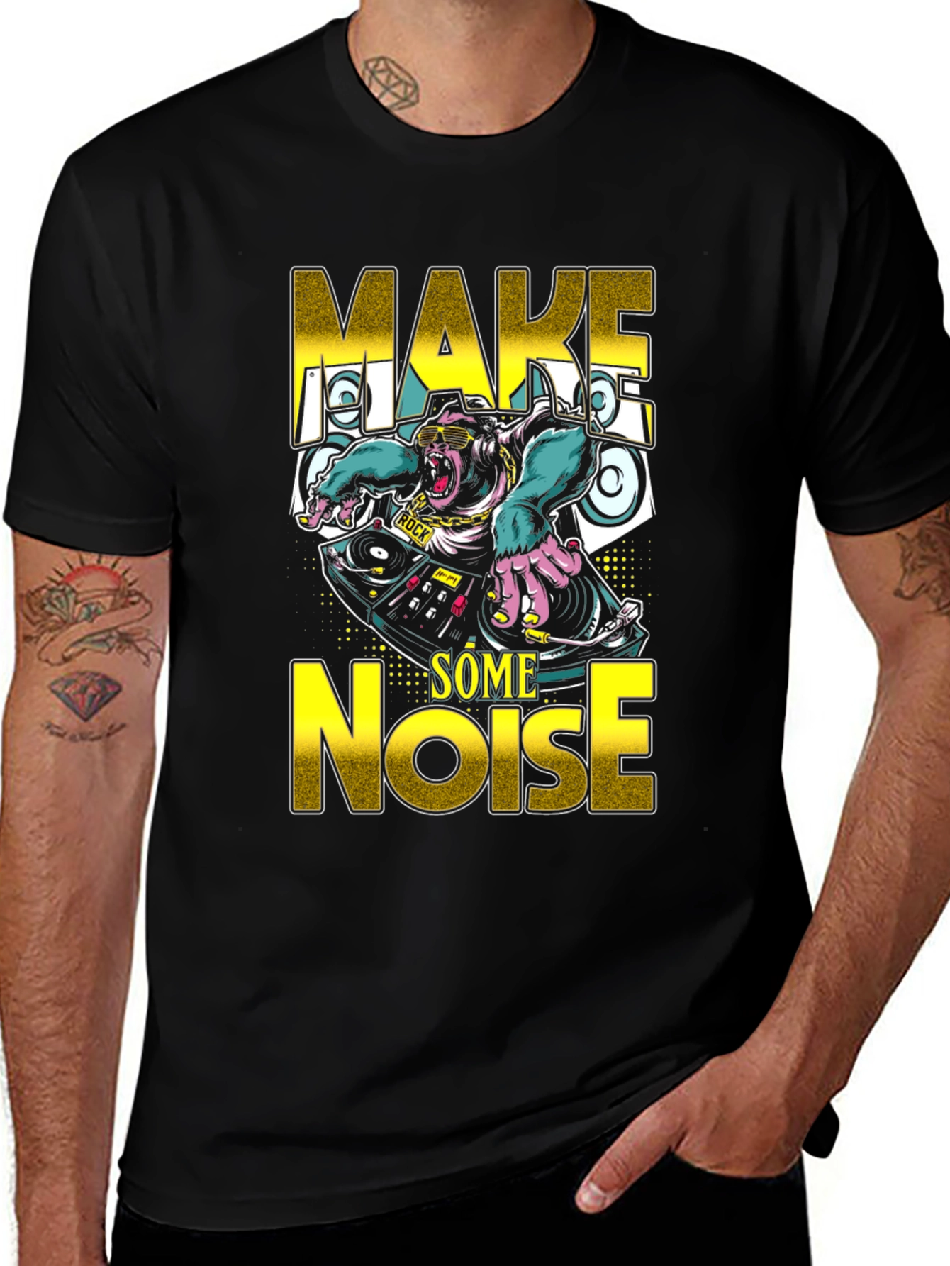 DJ Gorilla Graphic Tee - Make Some Noise