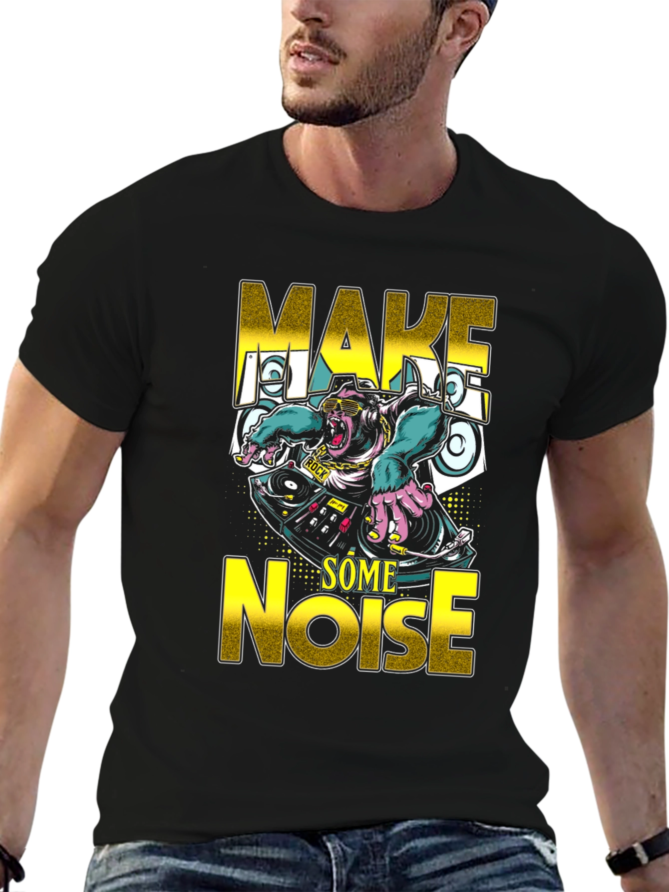 DJ Gorilla Graphic Tee - Make Some Noise