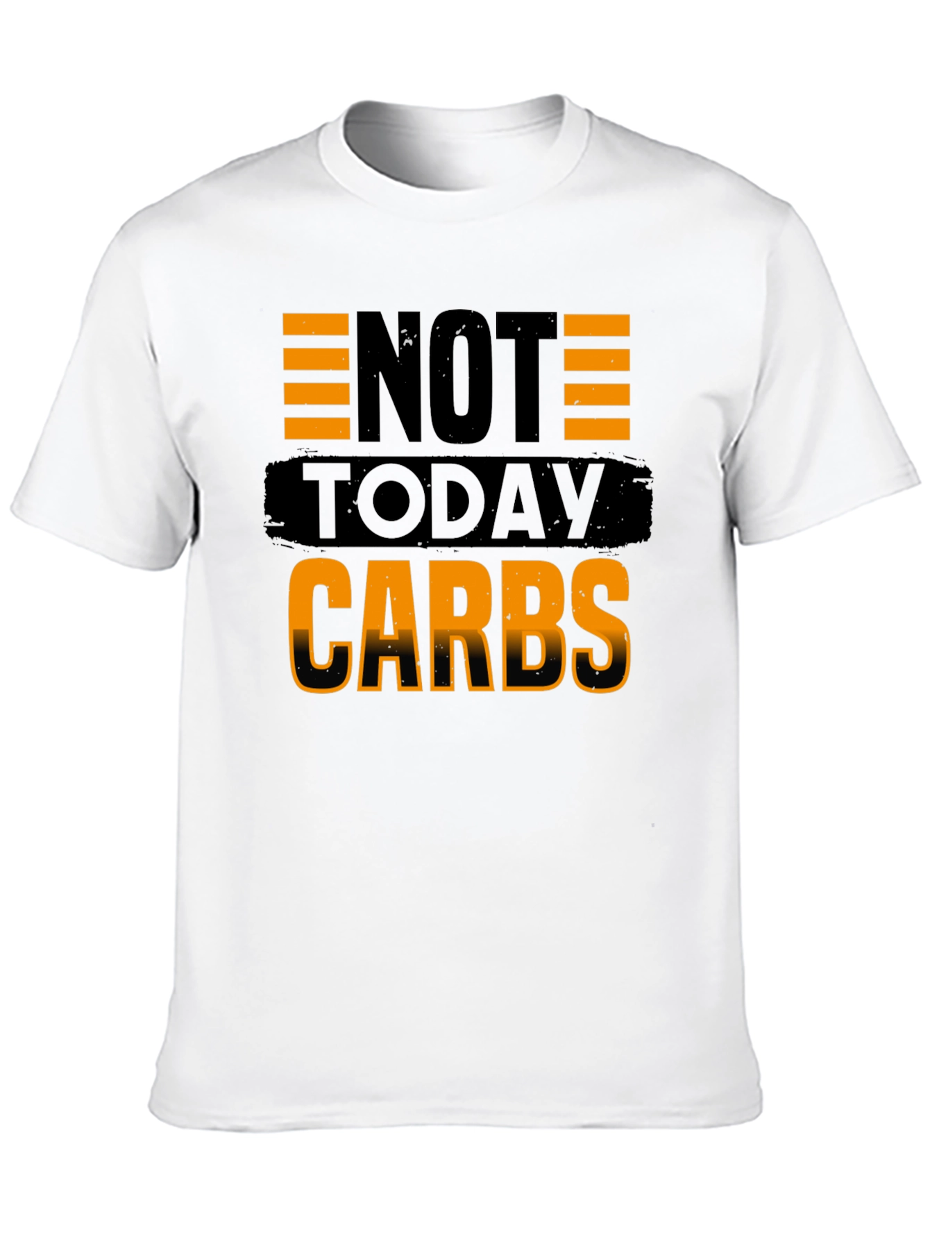 Not Today Carbs Mens Black T-Shirt