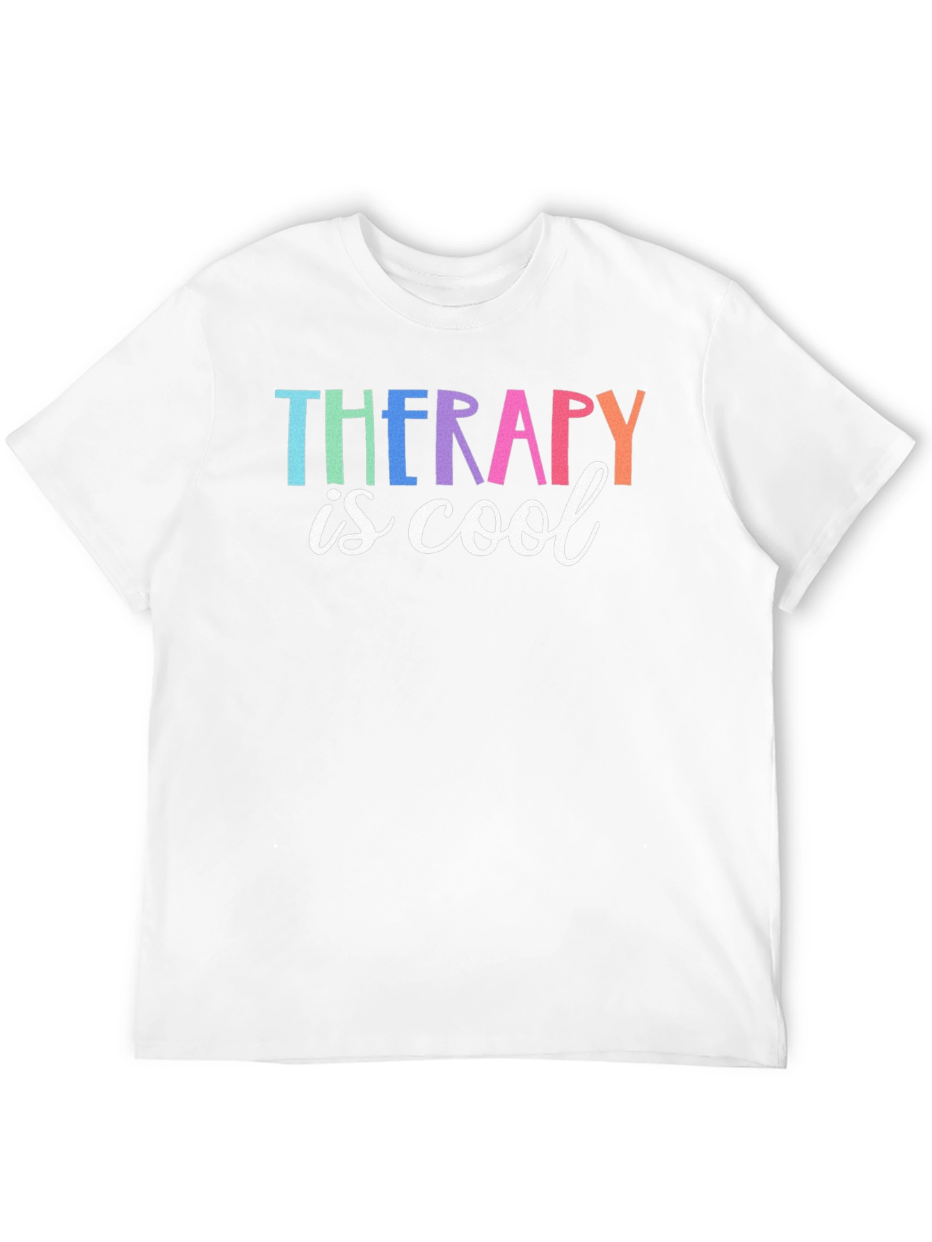 Therapy is Cool Graphic Tee - Black Unisex T-Shirt