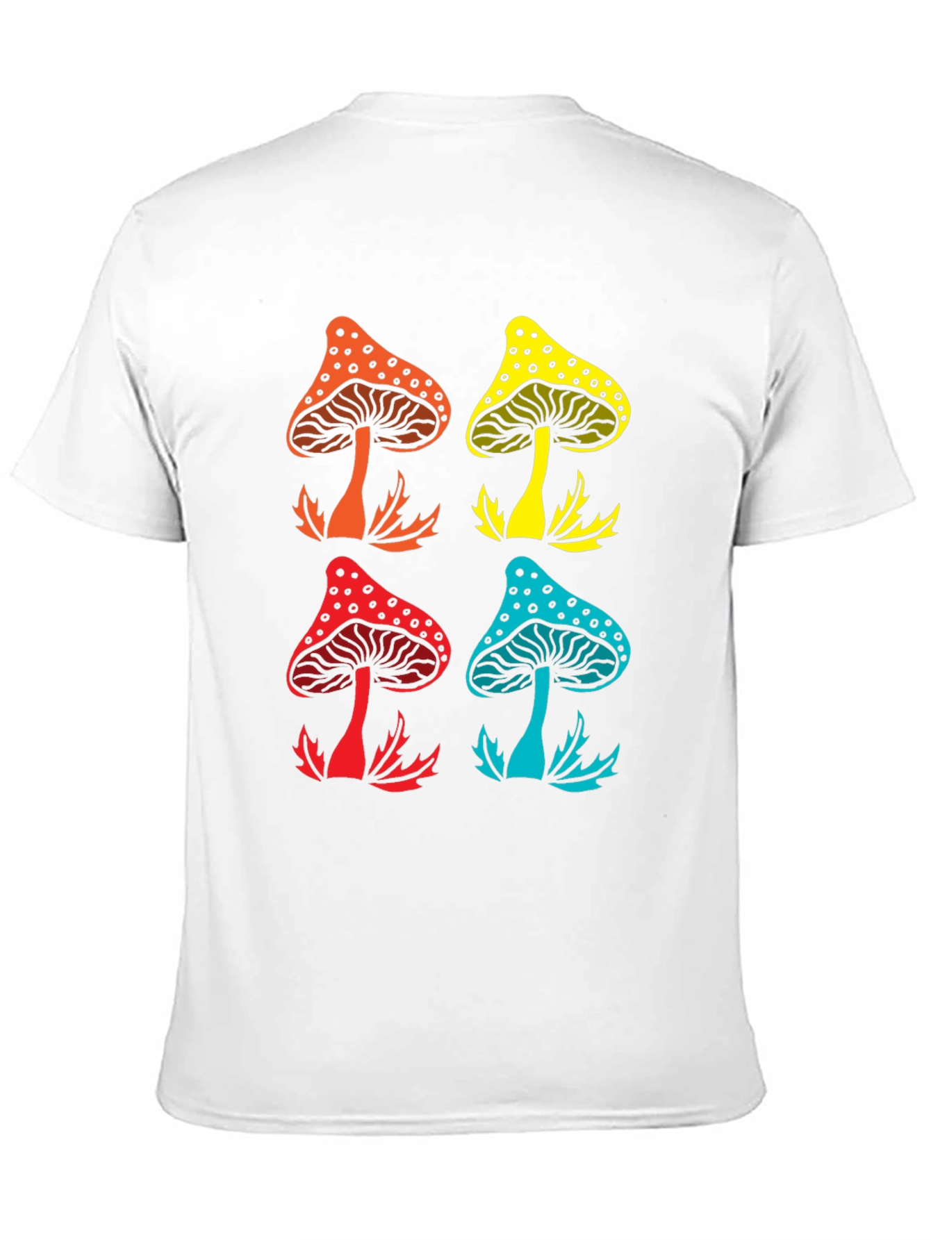 Psychedelic Mushroom Graphic Tee - Funky Style