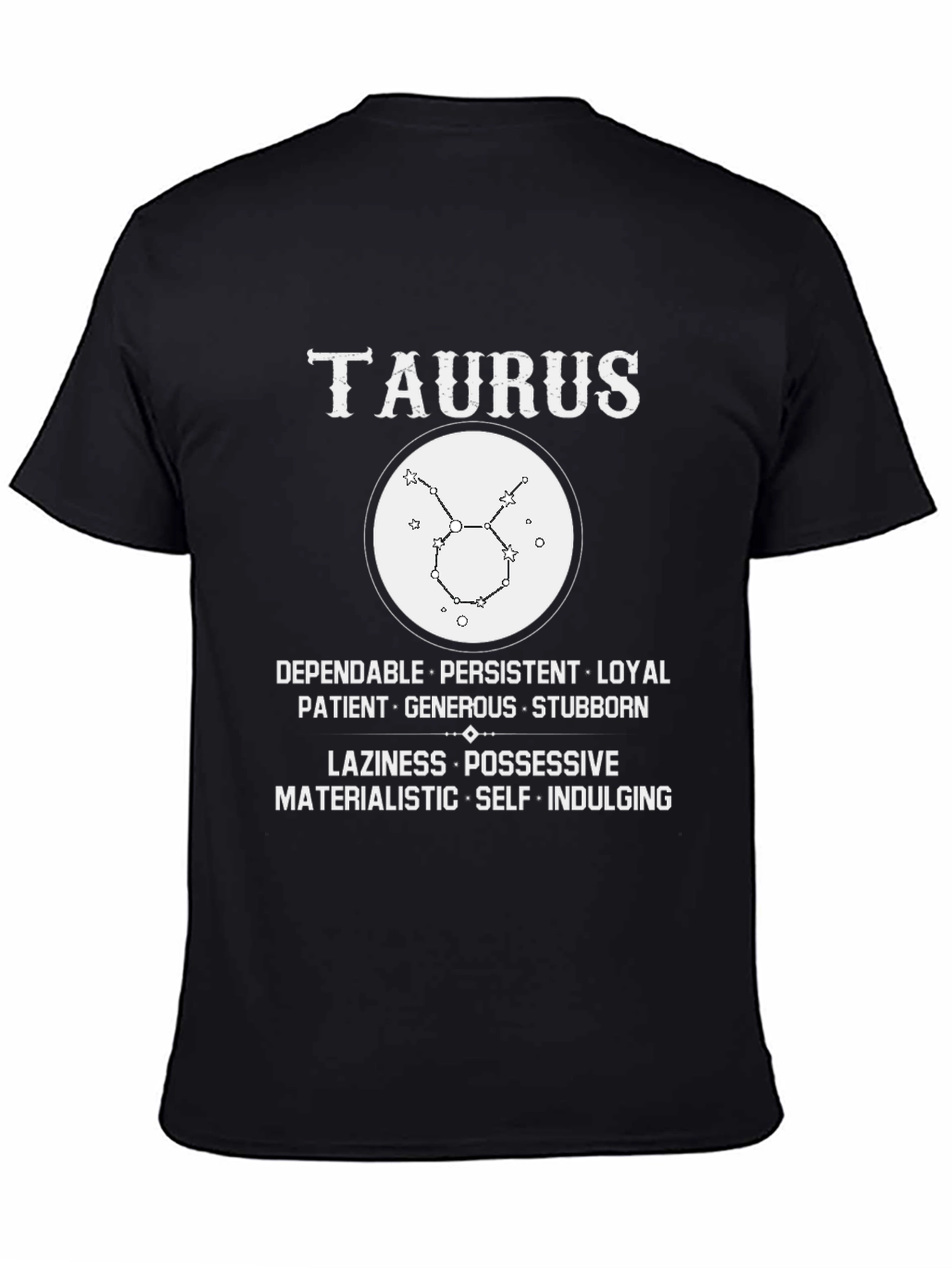 Taurus Zodiac Constellation Graphic Tee