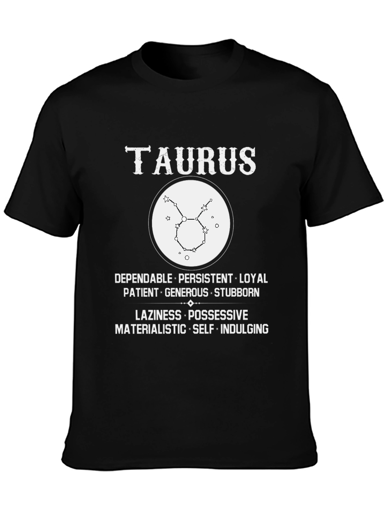 Taurus Zodiac Constellation Graphic Tee