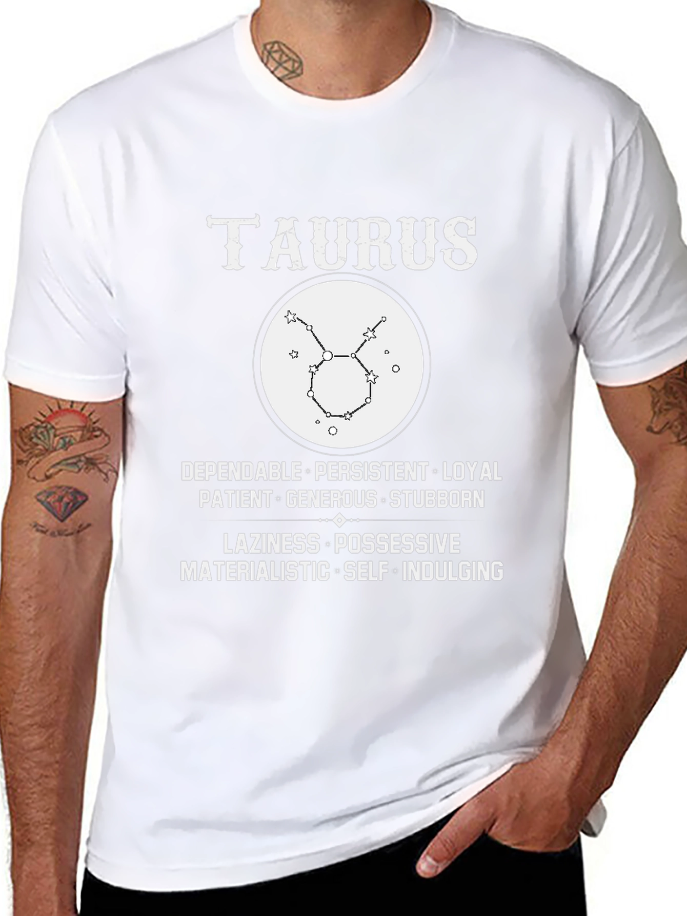 Taurus Zodiac Constellation Graphic Tee