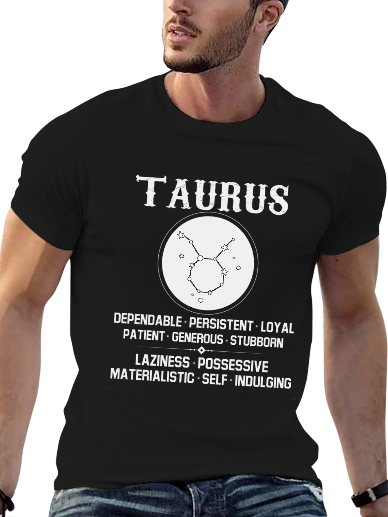 Taurus Zodiac Constellation Graphic Tee