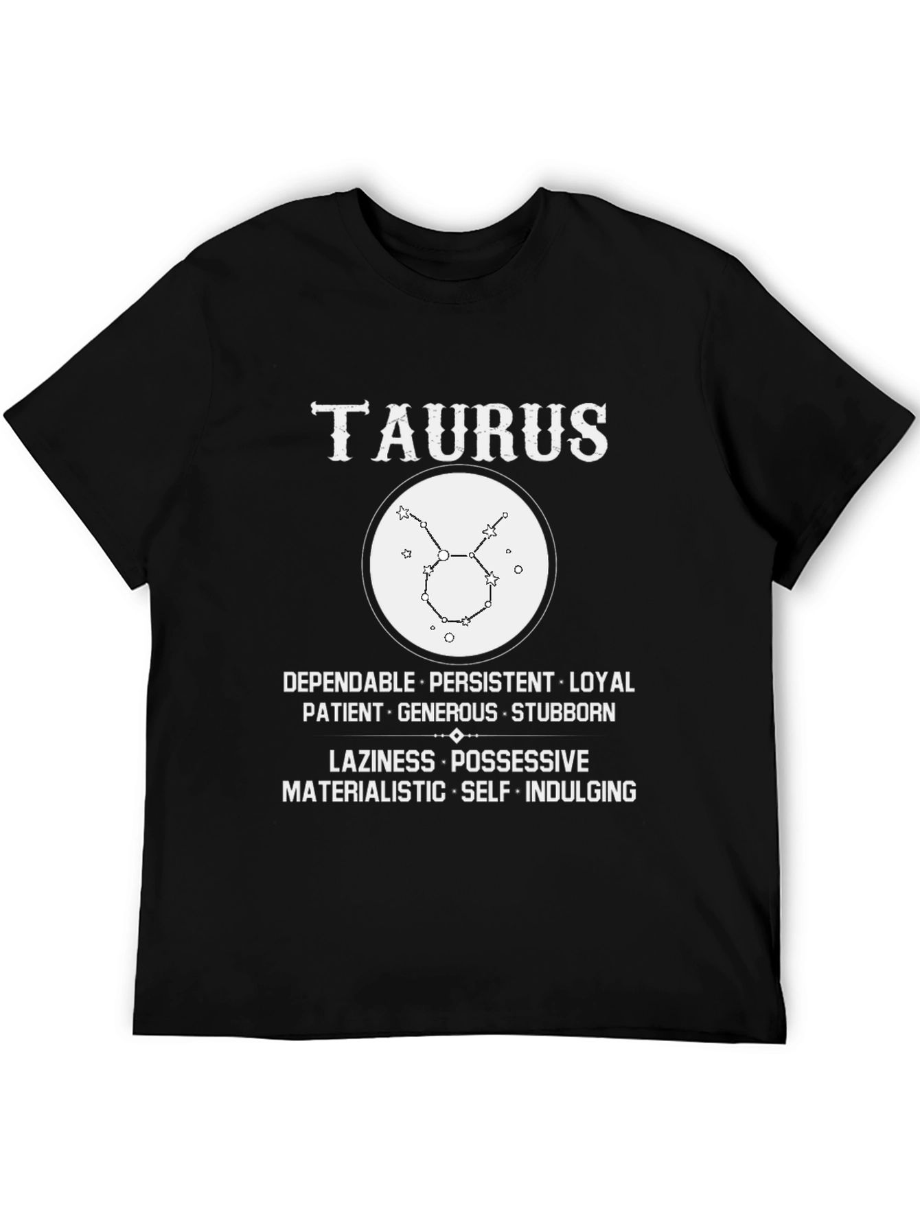 Taurus Zodiac Constellation Graphic Tee