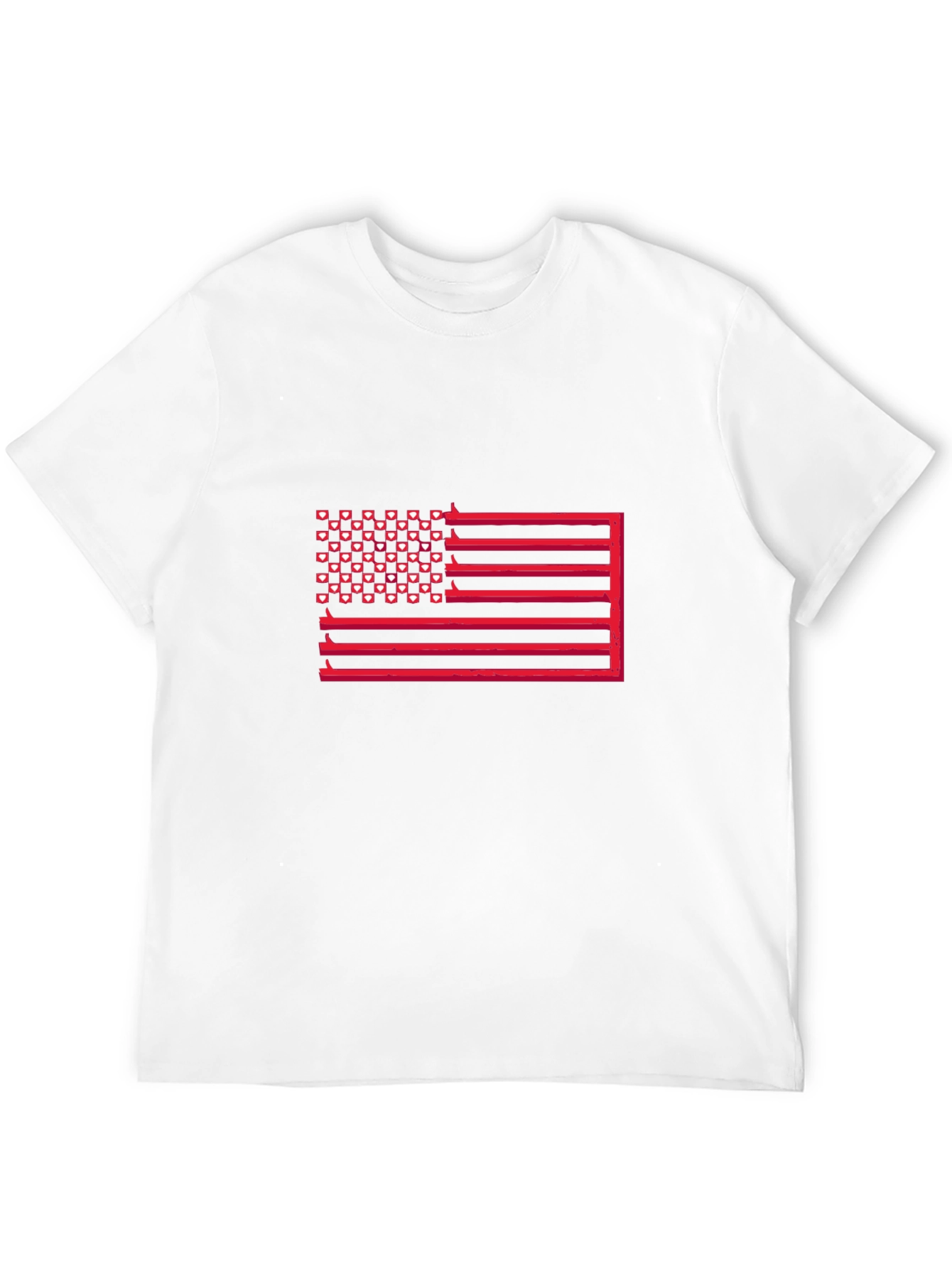 American Flag Graphic Tee - Patriotic Fashion