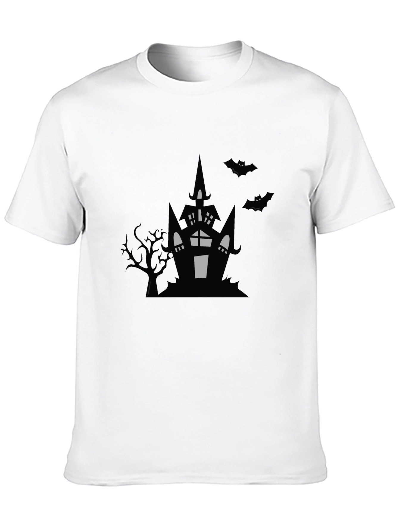 Halloween Haunted House Graphic Tee