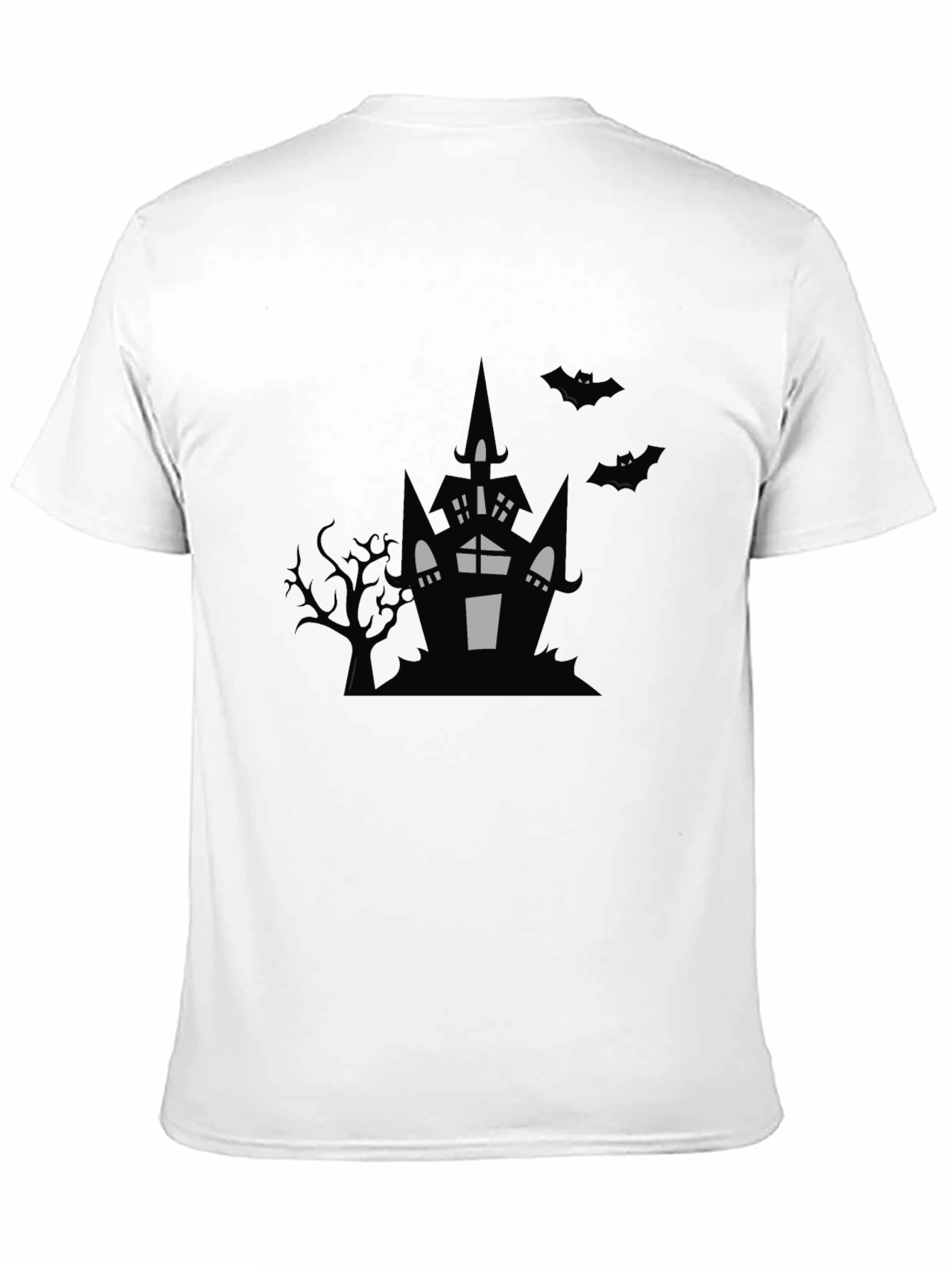 Halloween Haunted House Graphic Tee