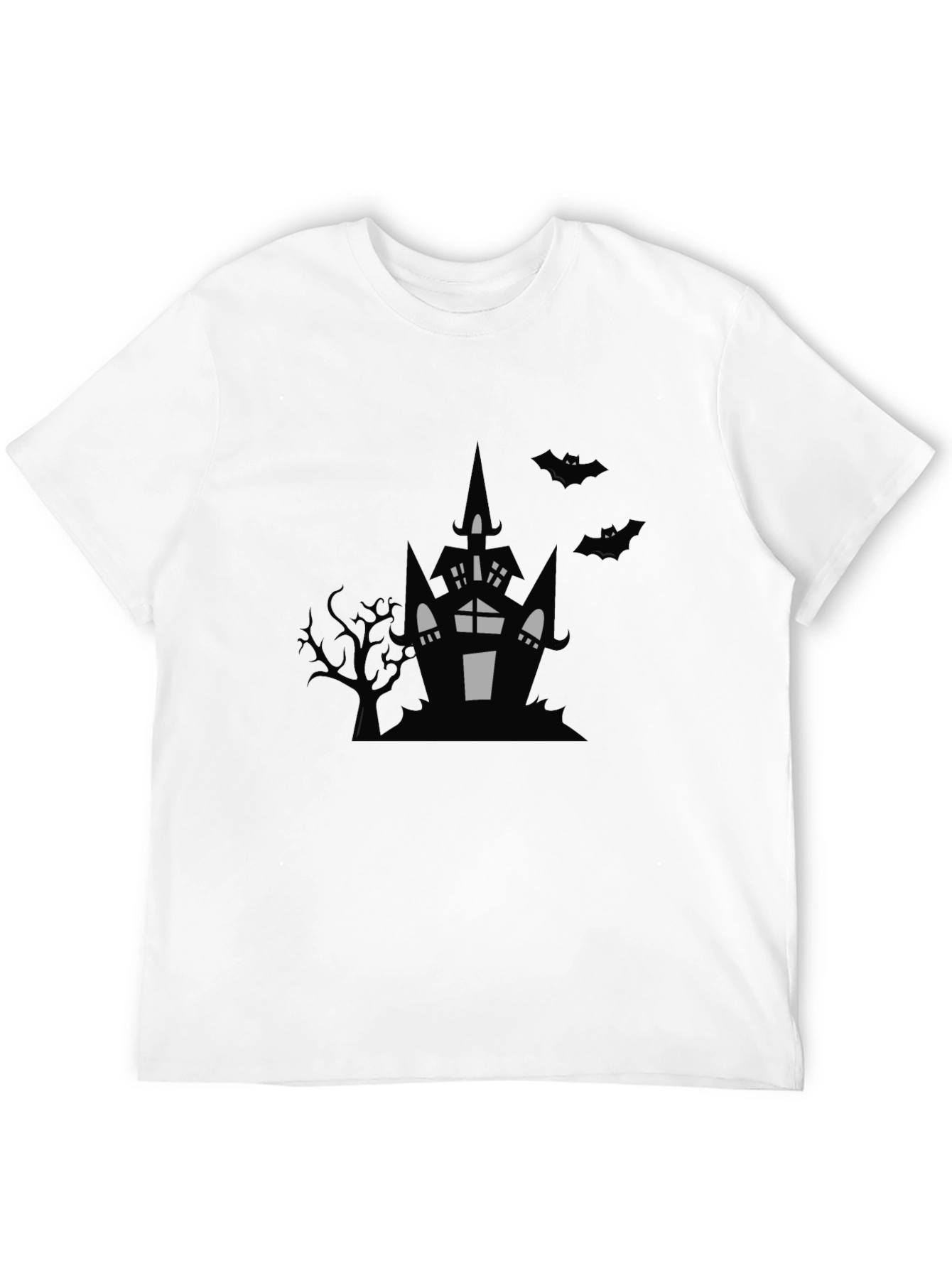 Halloween Haunted House Graphic Tee