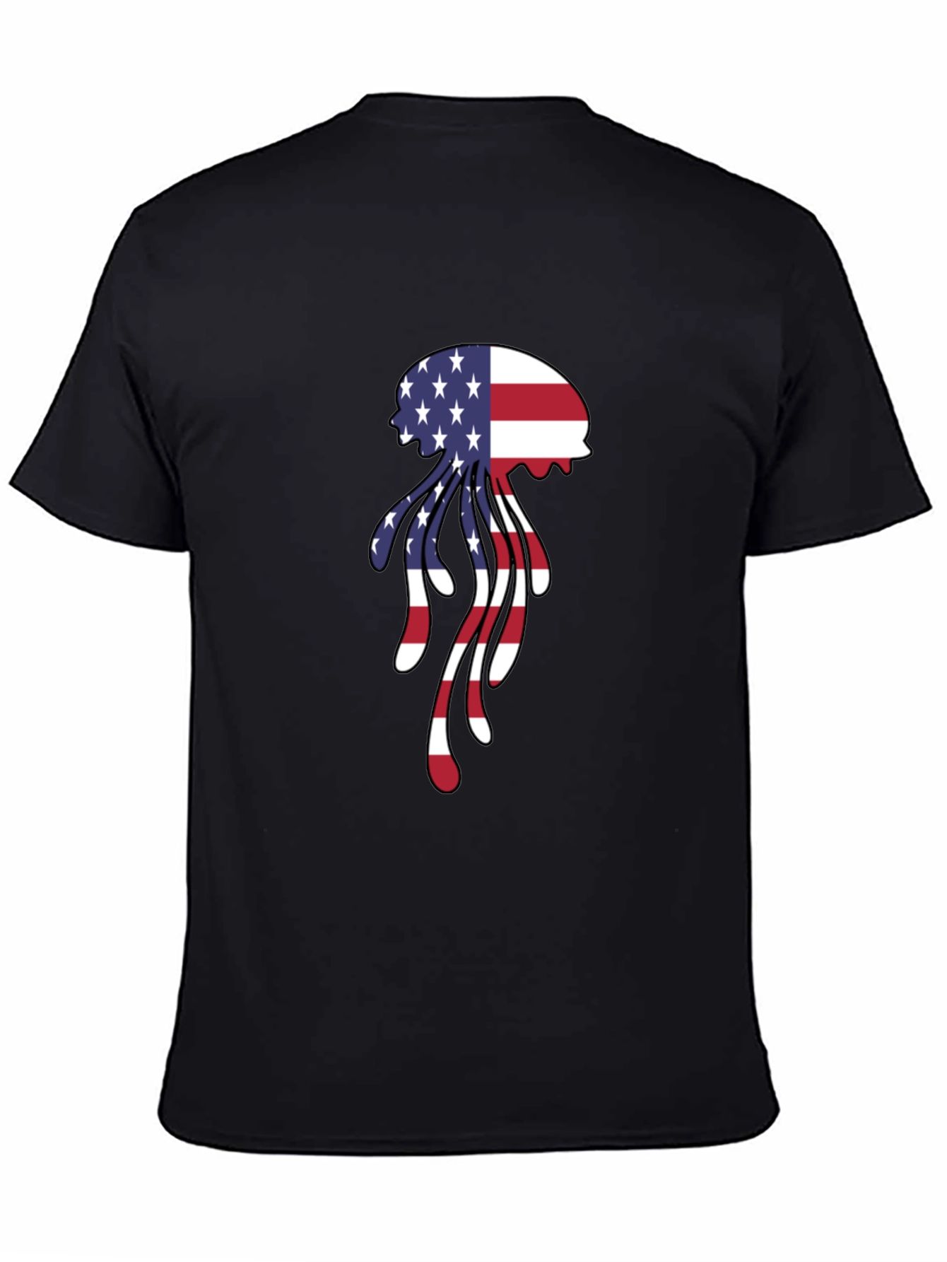 Patriotic Jellyfish Graphic T-Shirt