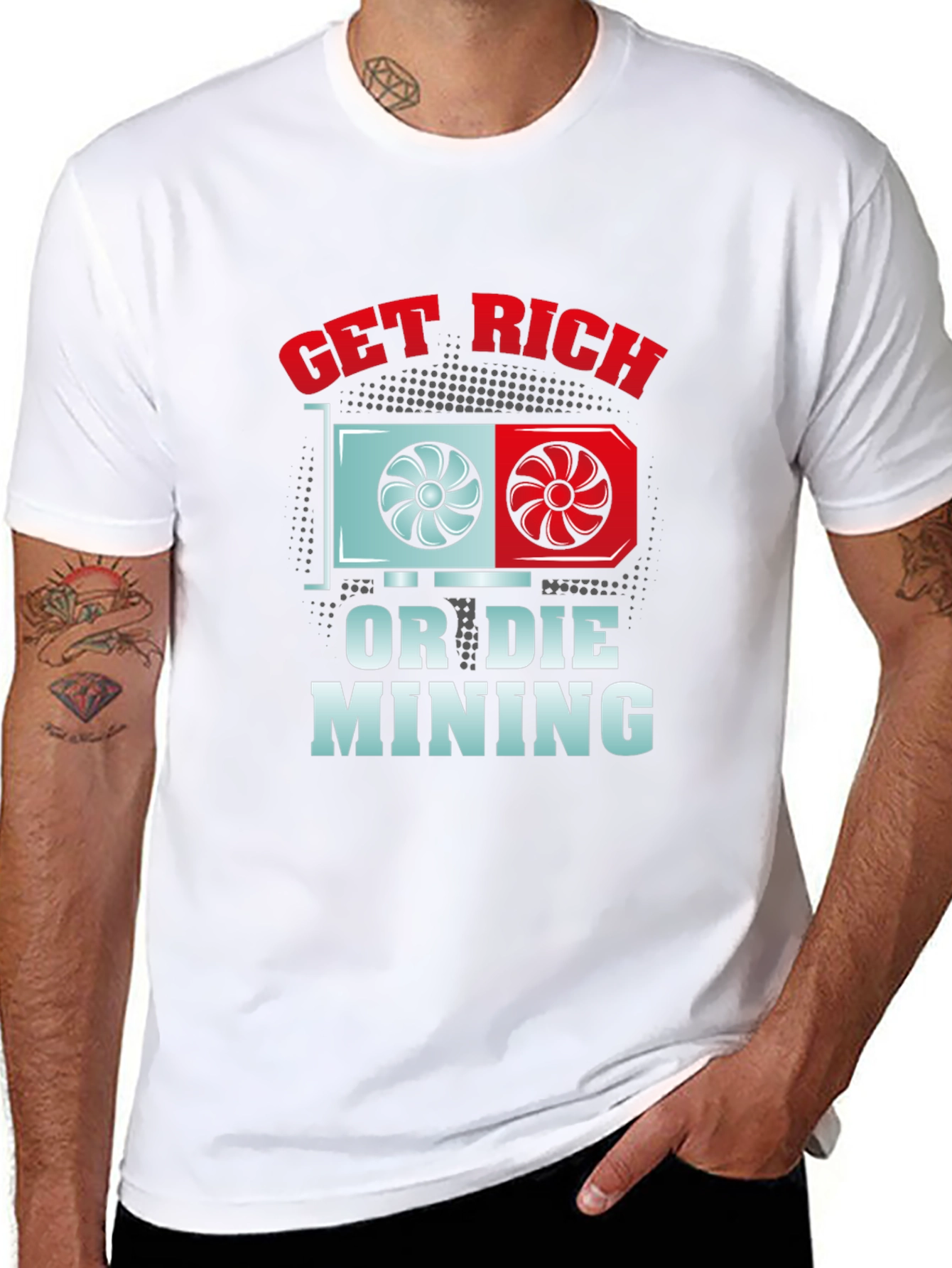Get Rich or Die Mining T-Shirt