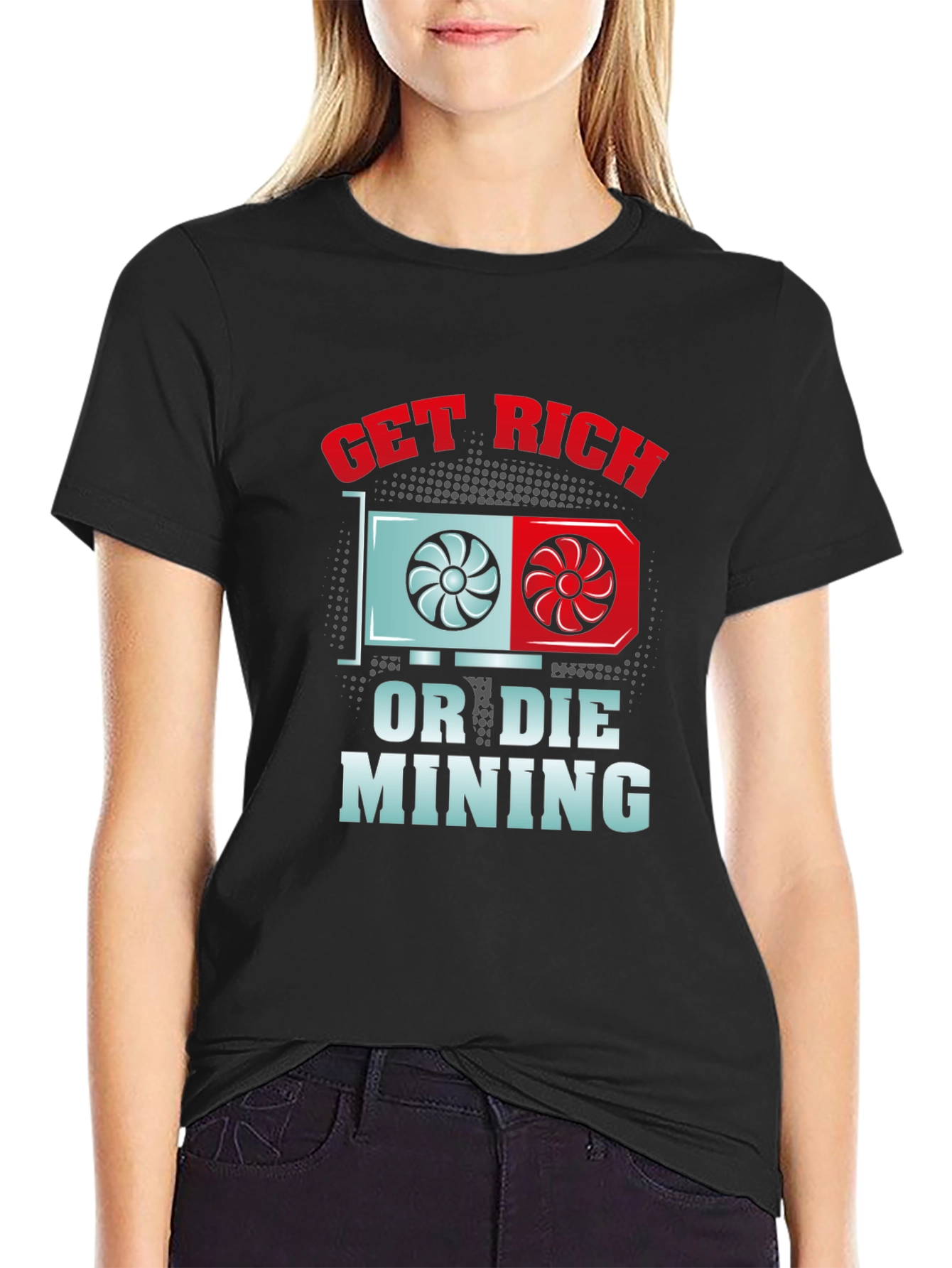 Get Rich or Die Mining T-Shirt