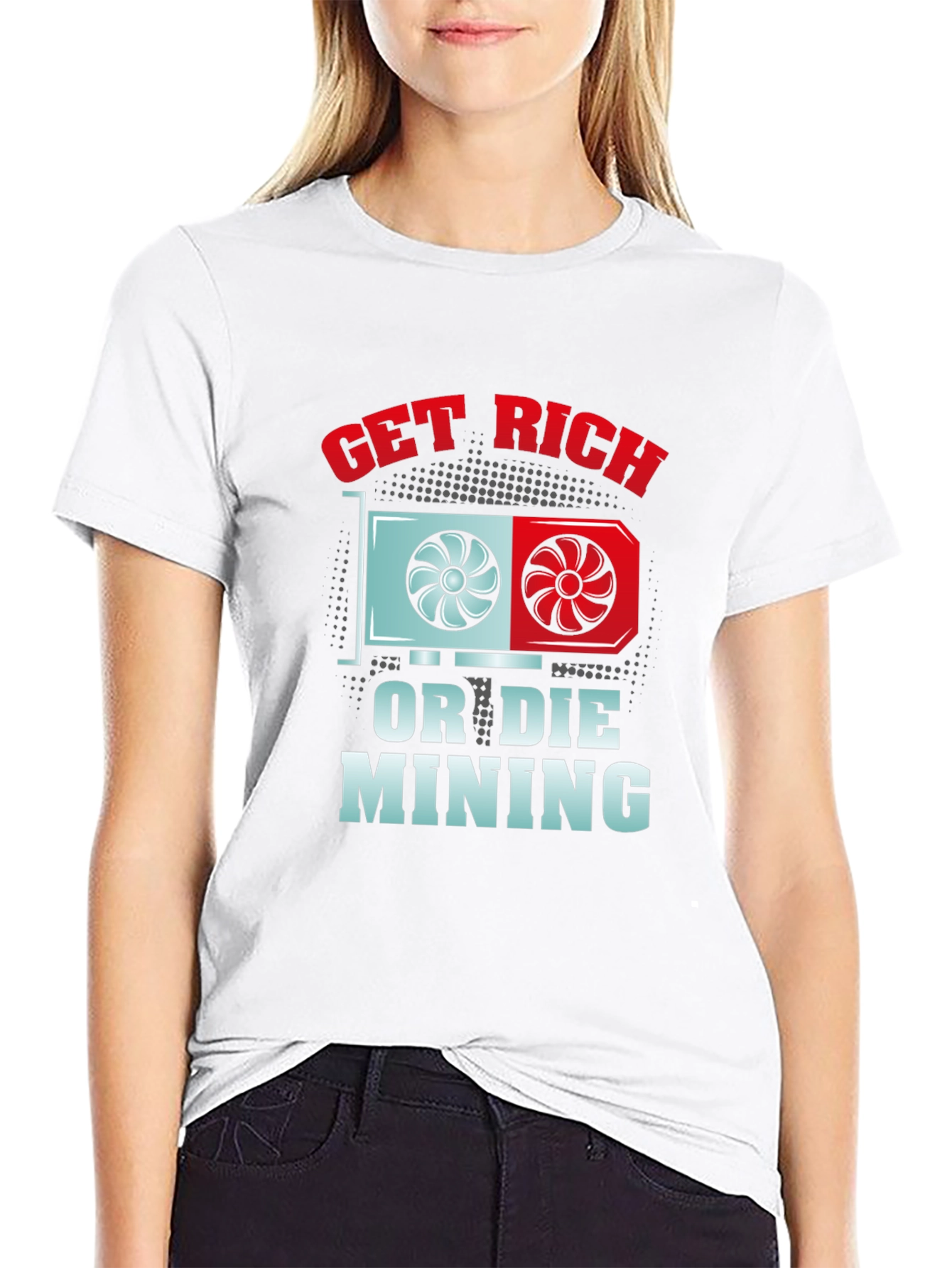Get Rich or Die Mining T-Shirt