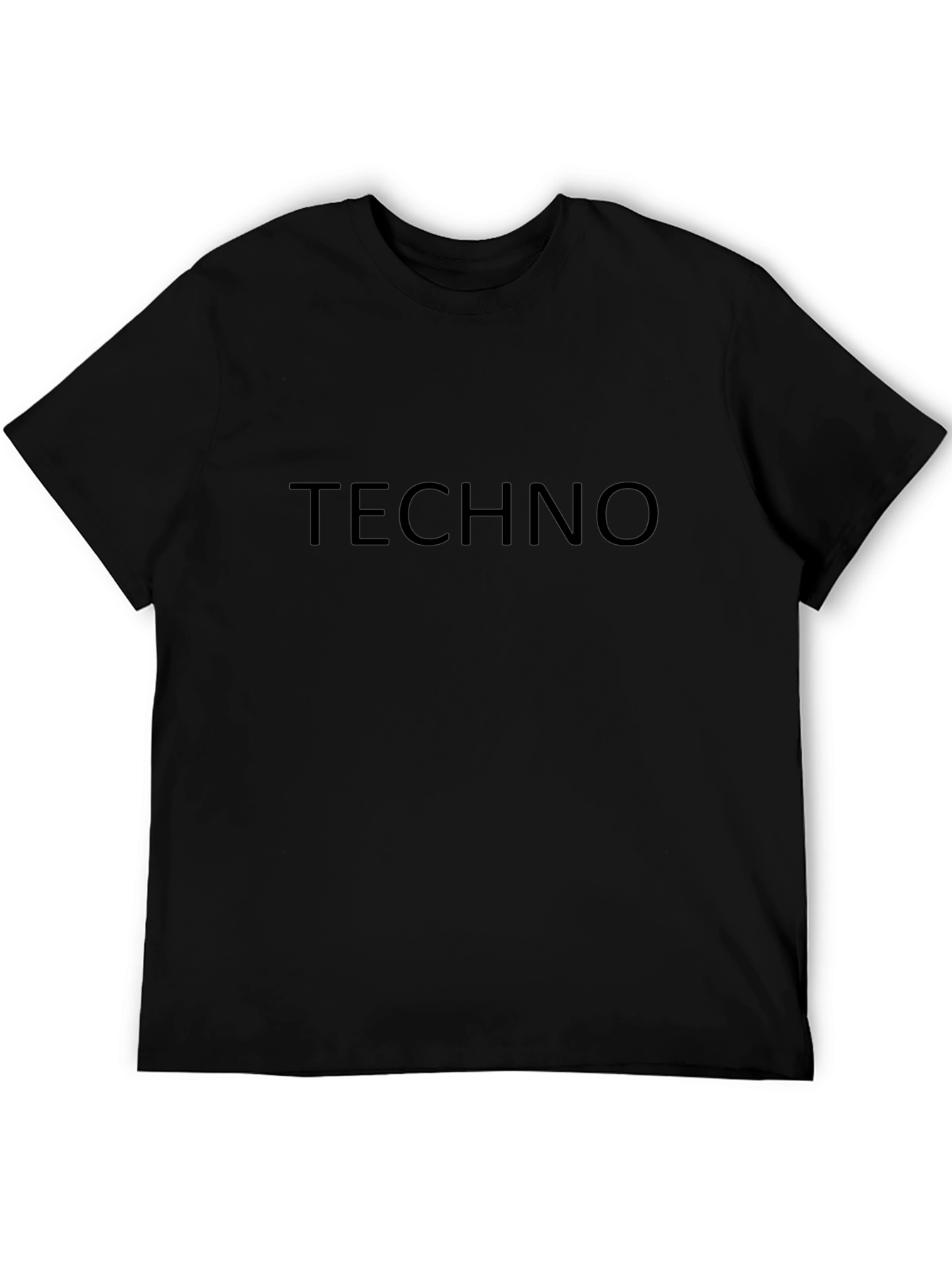 TECHNO Graphic T-Shirt - Minimalist Design