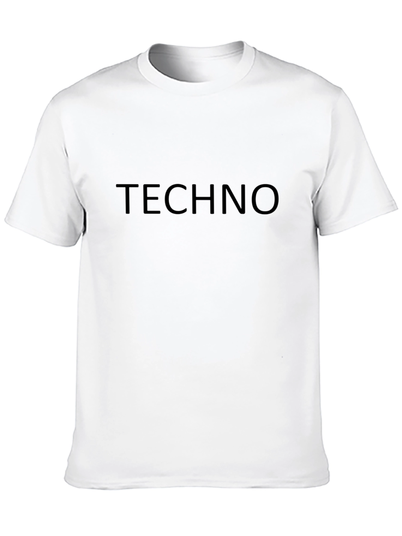 TECHNO Graphic T-Shirt - Minimalist Design