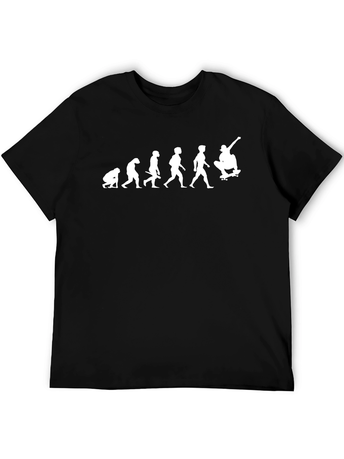 Evolution Skateboarder Graphic Tee - Black