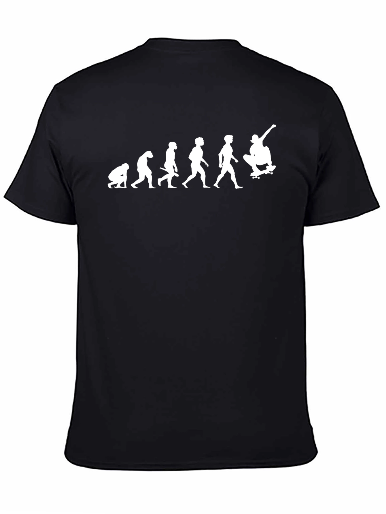 Evolution Skateboarder Graphic Tee - Black