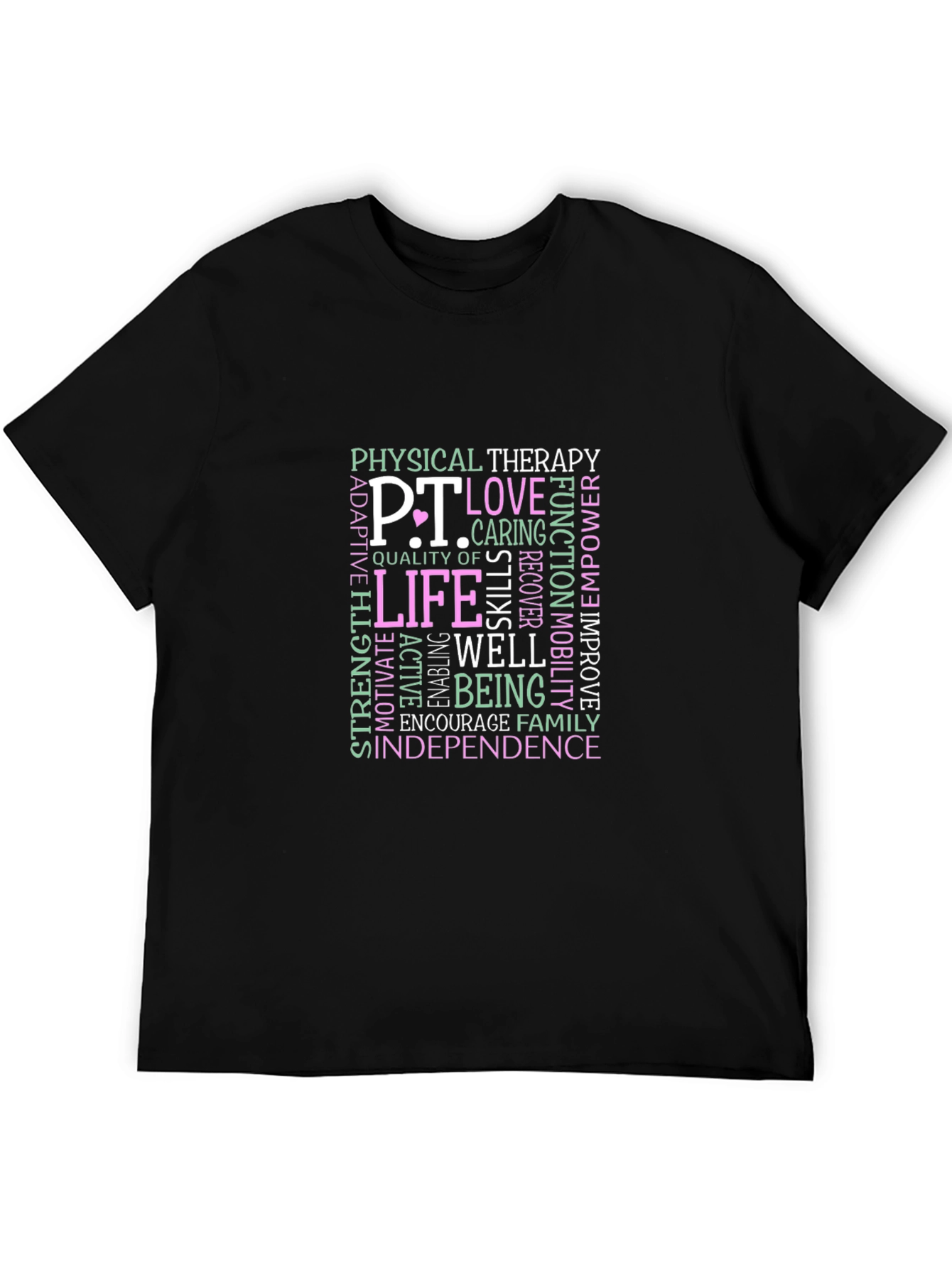 Physical Therapy Word Cloud T-Shirt