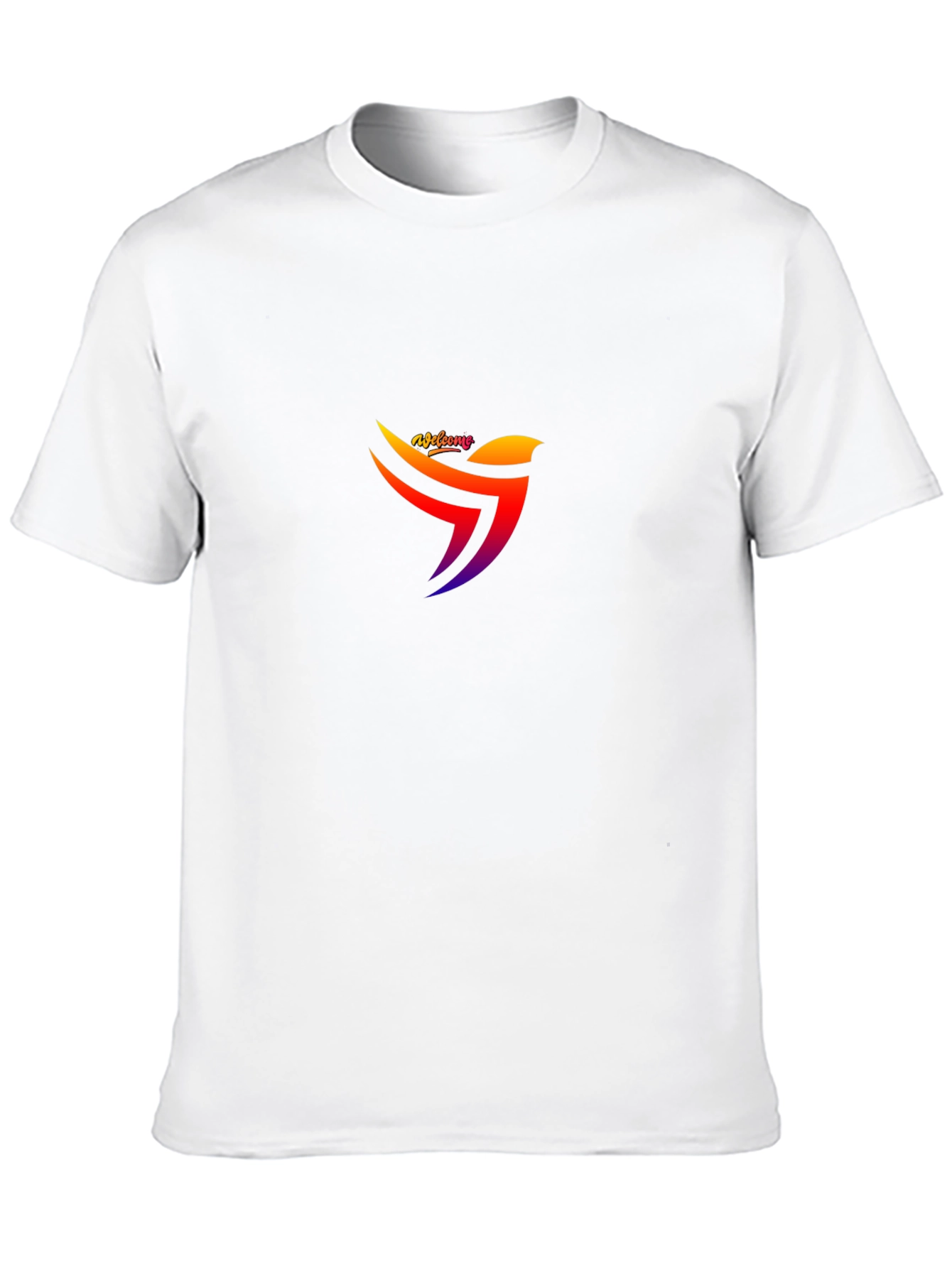 Modern Bird Logo Black T-Shirt