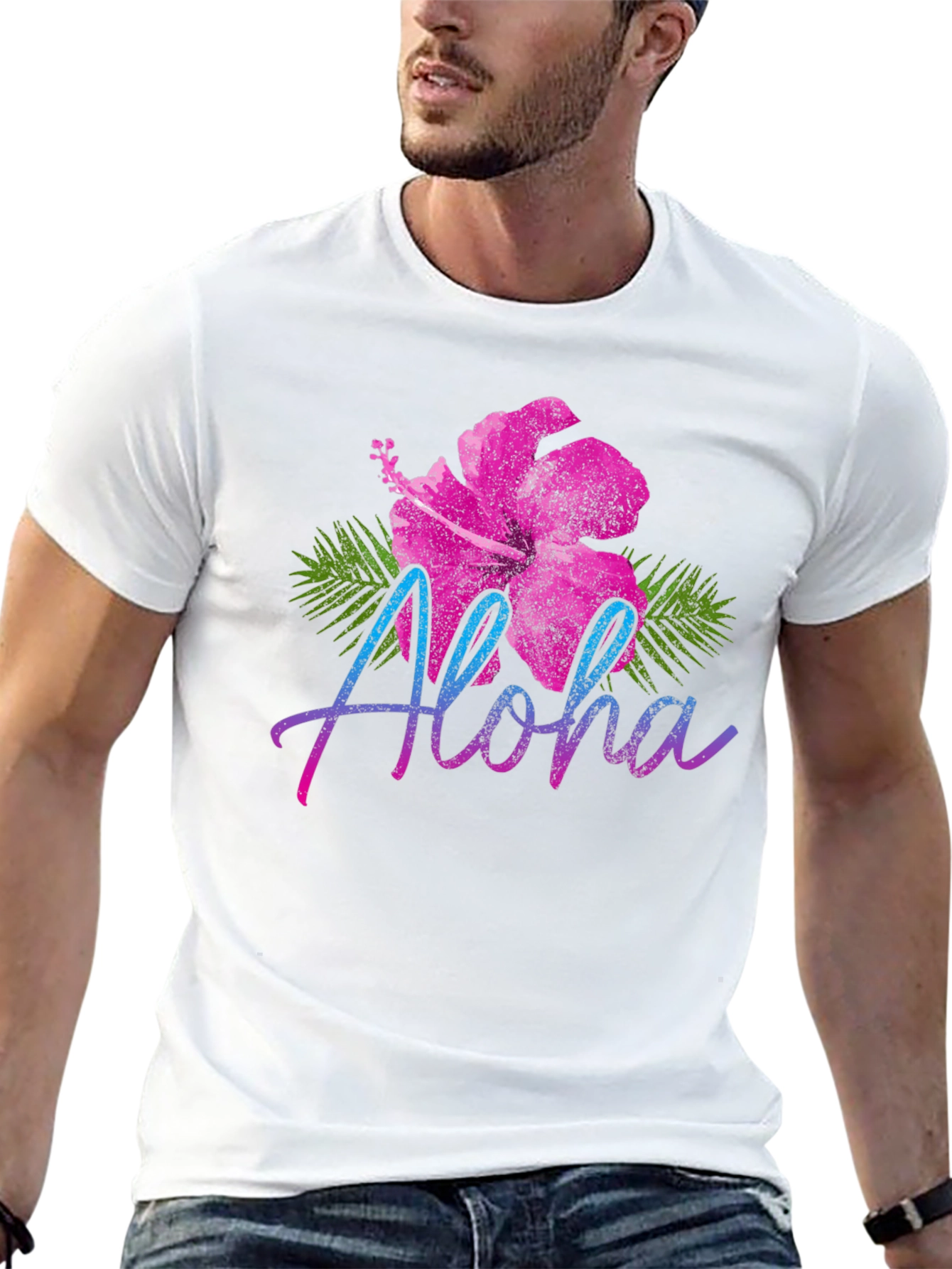 Aloha Hibiscus T-Shirt: Tropical Vibe