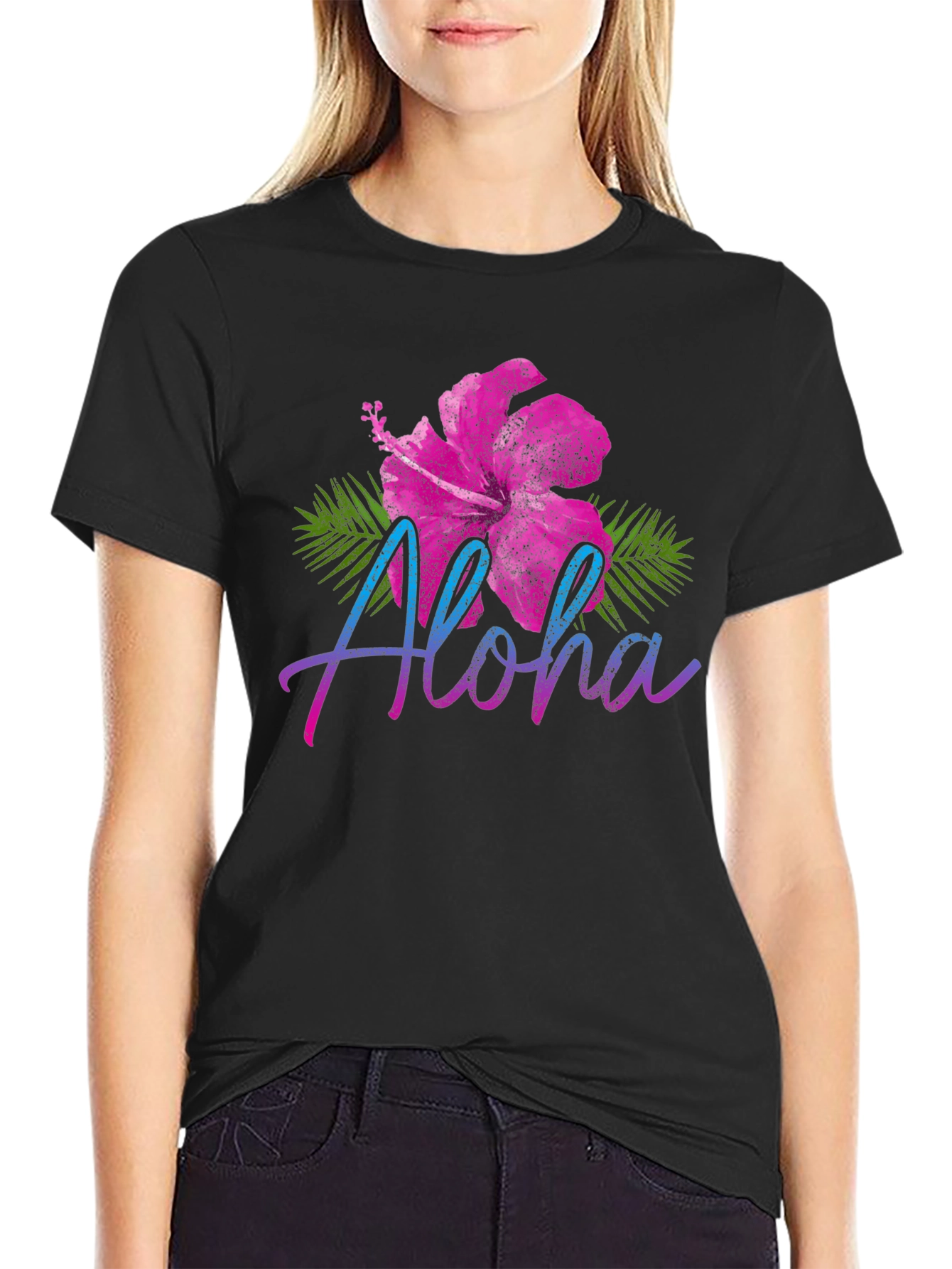 Aloha Hibiscus T-Shirt: Tropical Vibe
